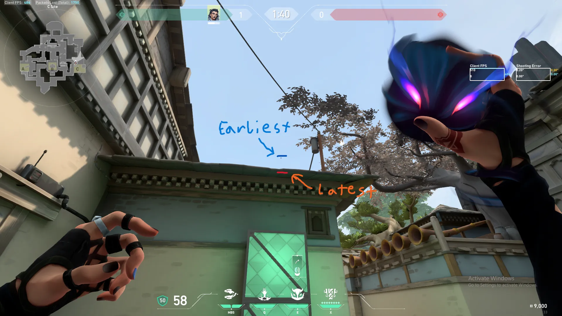 Fade Haunt on Haven Defense Site C — step 4 of 4: Result