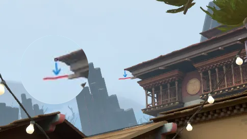 Fade Haunt on Haven Attack Mid — step 4 of 7: Aim — line up the shot