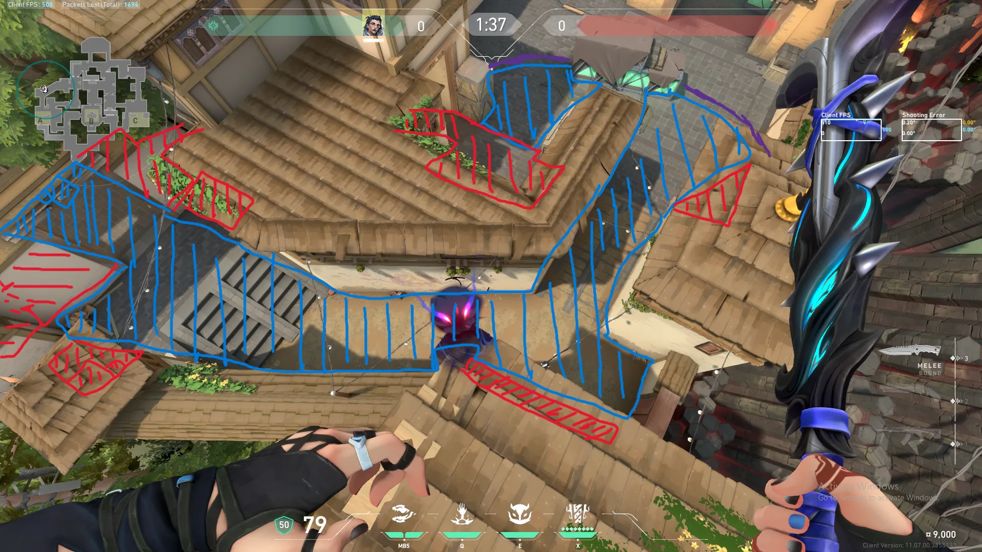 Fade Haunt on Haven Defense Site A — step 6 of 6: Result