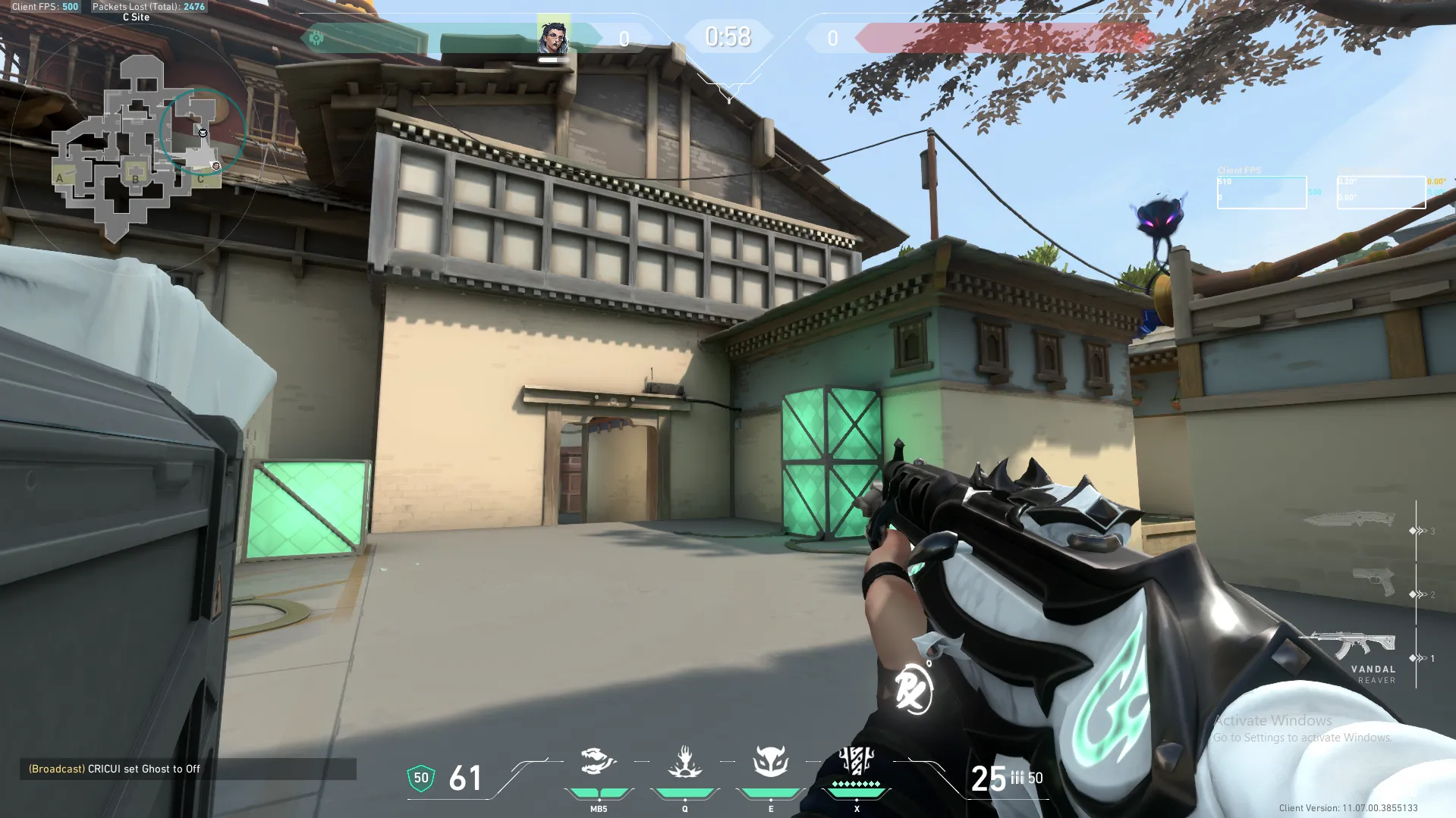 Fade Haunt on Haven Defense Site C — step 8 of 8: Result