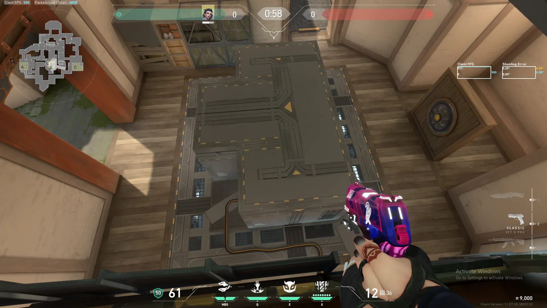 Easy B Rush Prevention Haunt — Fade lineup on Haven