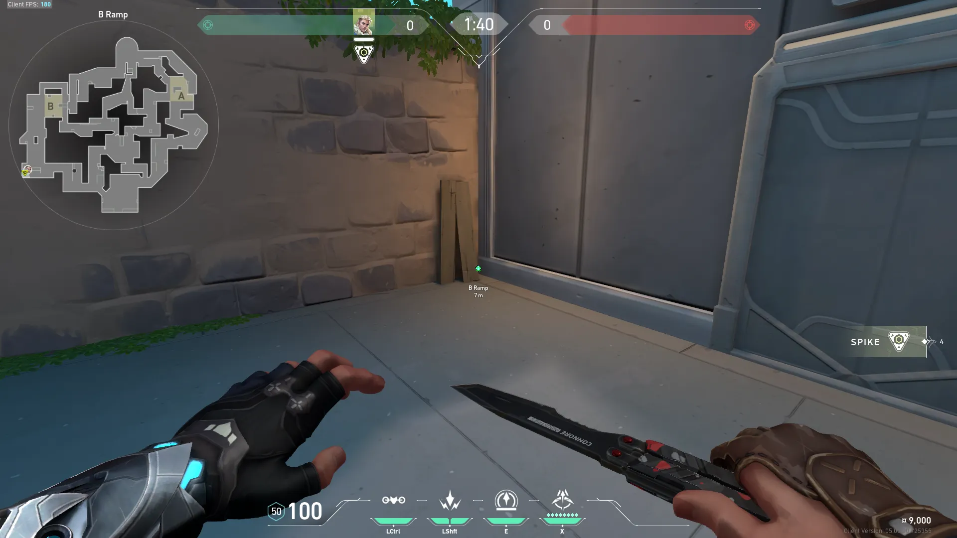 Sova Recon Bolt on Pearl Attack Site B — step 1 of 3: Position — where to stand