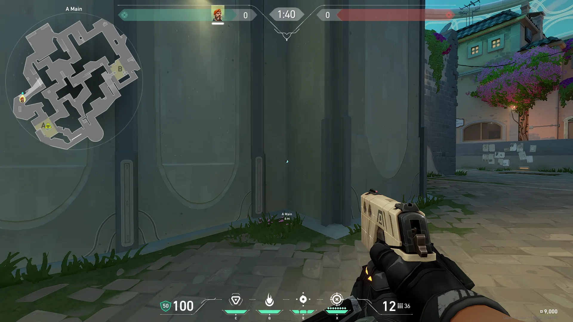 Brimstone Incendiary on Pearl Attack Site A — step 1 of 3: Position — where to stand