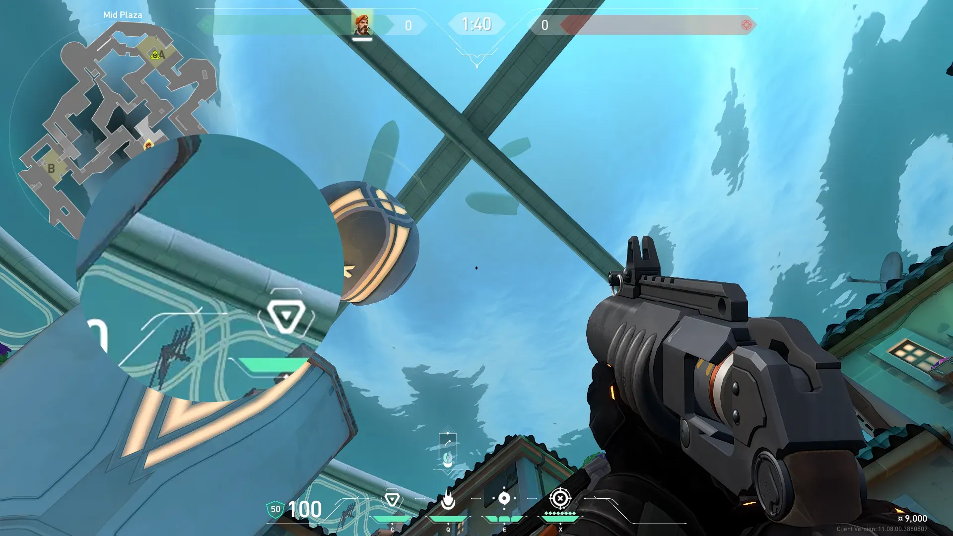 Brimstone Incendiary on Pearl Attack Site A — step 2 of 3: Aim — line up the shot
