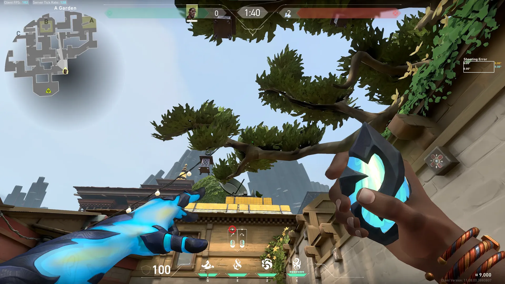 Veto Chokehold on Haven Attack Site A — step 2 of 3: Aim — line up the shot