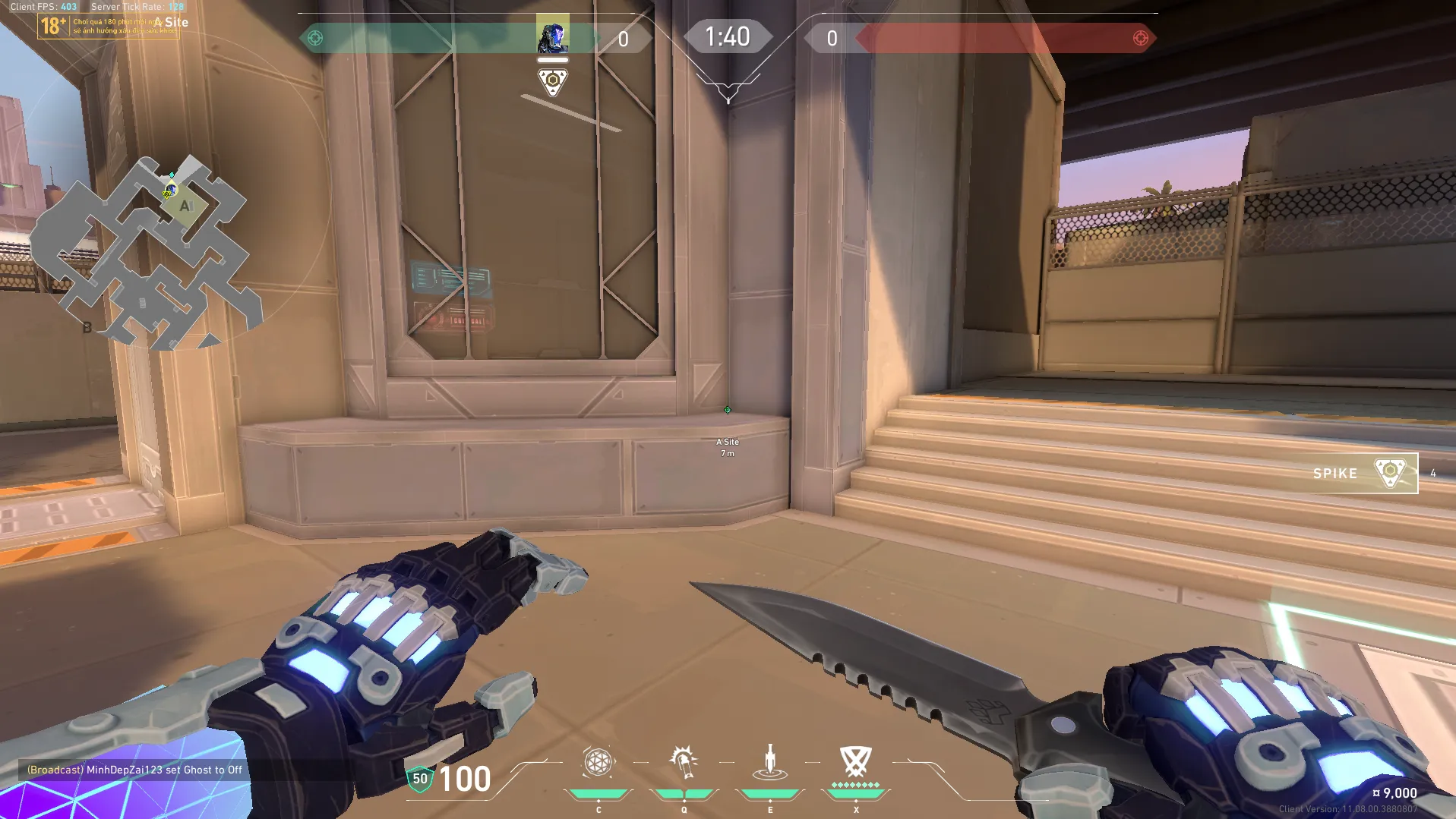 KAY/O Zero_Point on Sunset Defense Mid — step 1 of 3: Position — where to stand