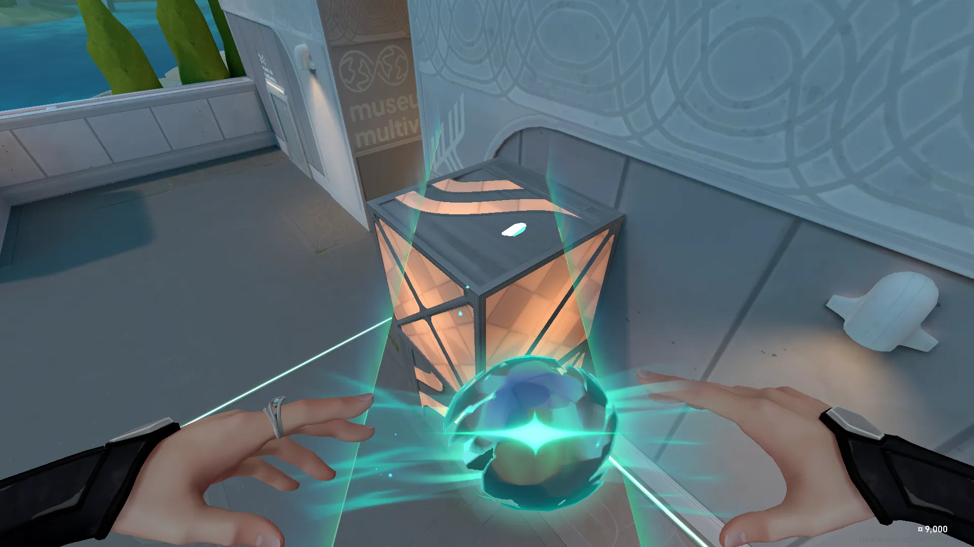Sage Barrier Orb on Pearl Defense Site B — step 2 of 4: Aim — line up the shot
