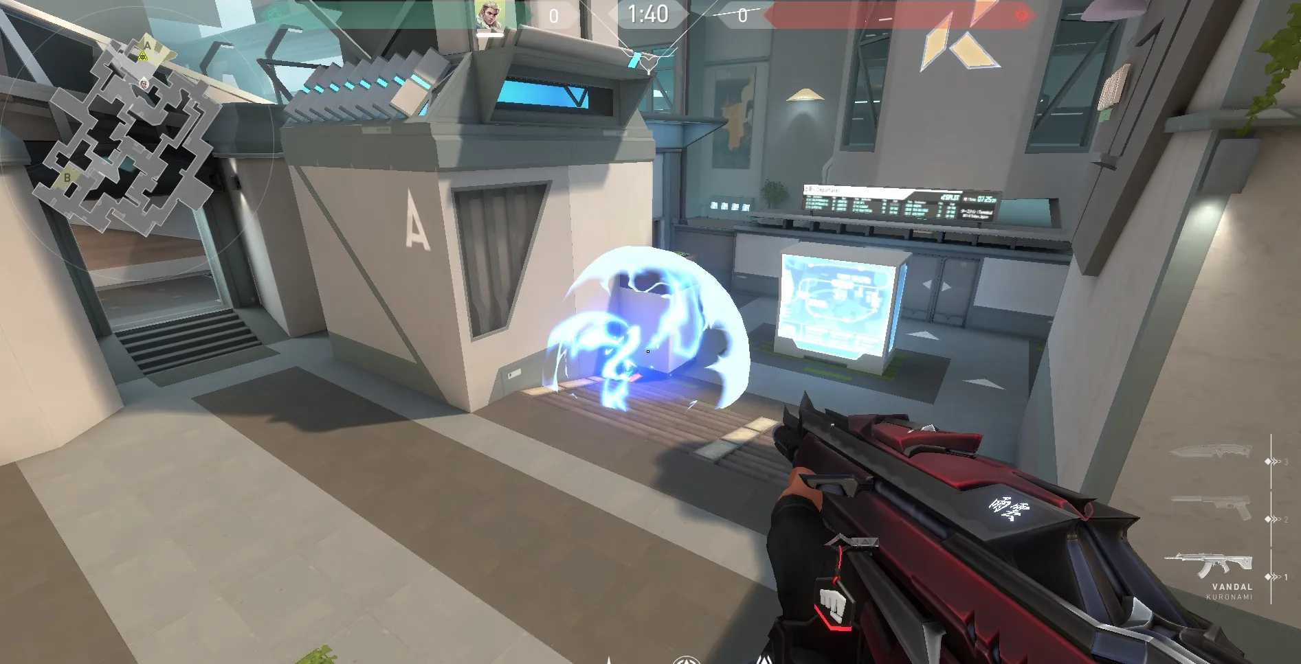 Sova Shock Bolt on Split Attack Site A — step 5 of 5: Result