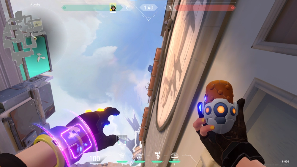 Killjoy Nanoswarm on Ascent Attack Site A — step 2 of 3: Aim — line up the shot