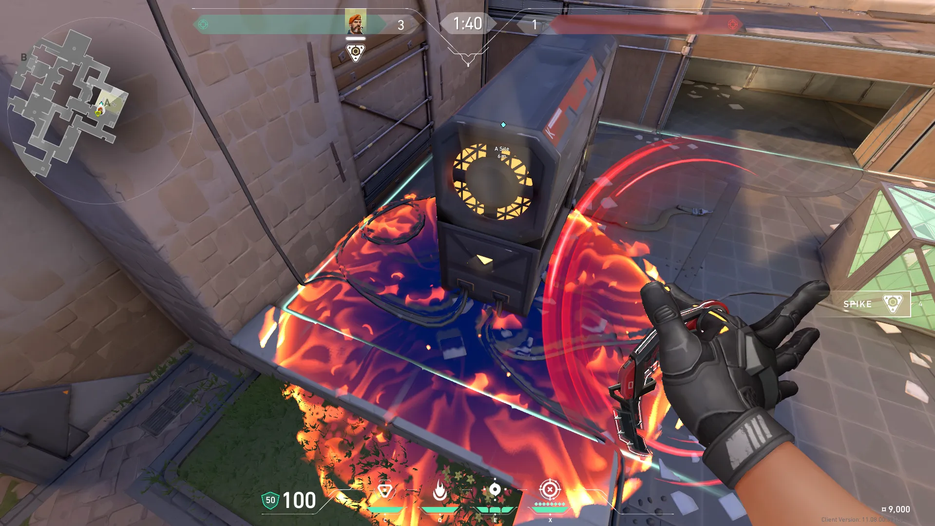 Brimstone Incendiary on Ascent Attack Site A — step 3 of 3: Result