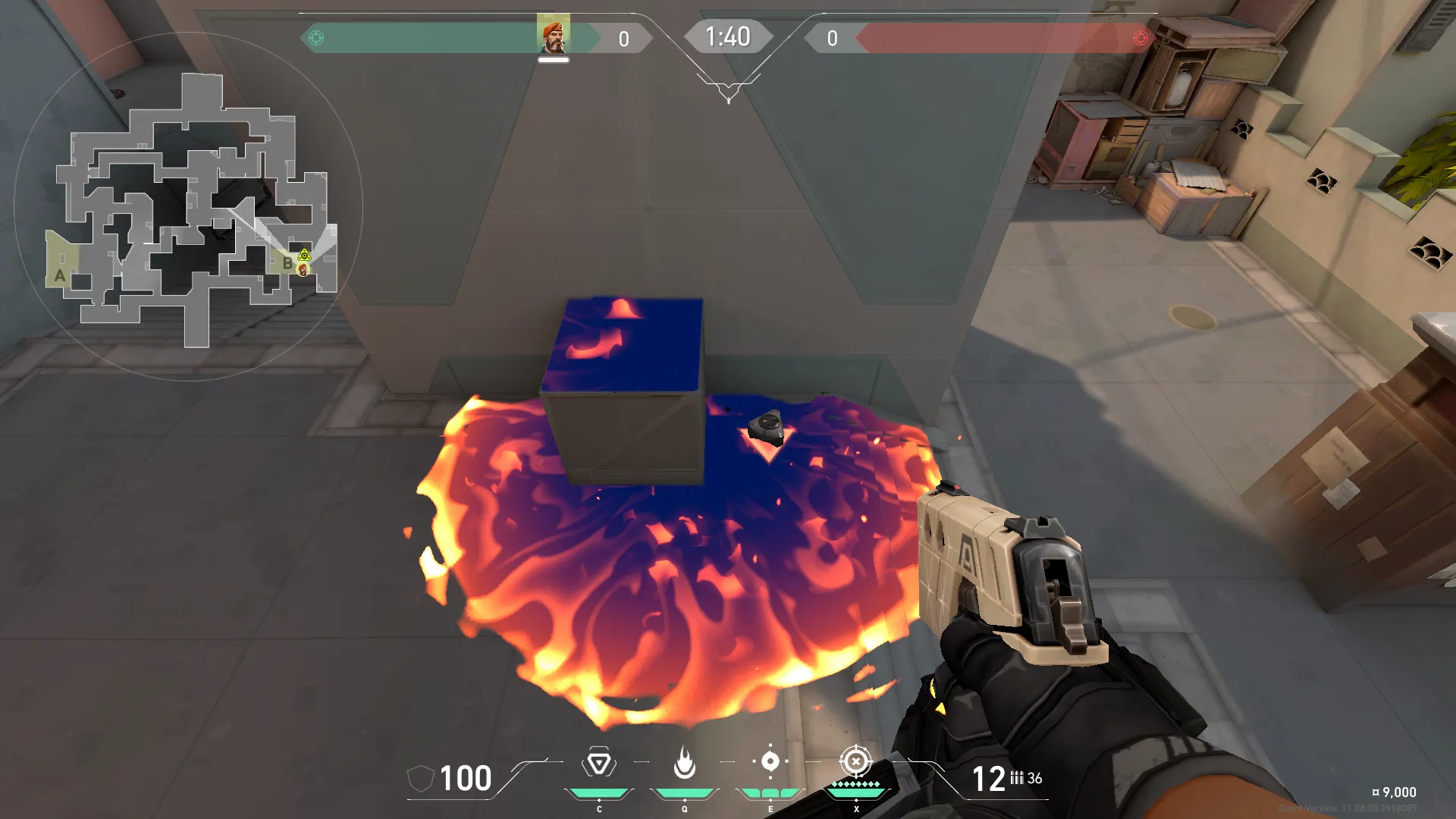 Brimstone Incendiary on Split Defense Site B — step 3 of 3: Result