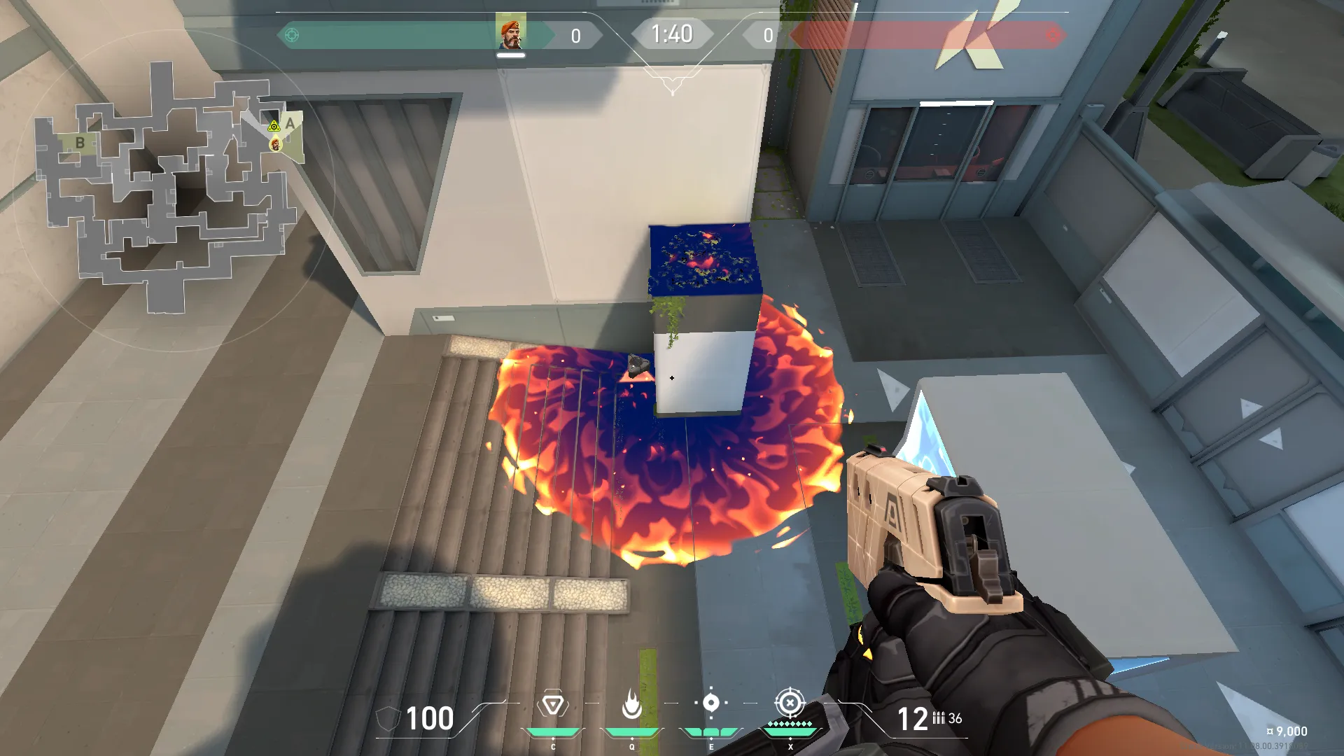 Brimstone Incendiary on Split Attack Site A — step 3 of 3: Result