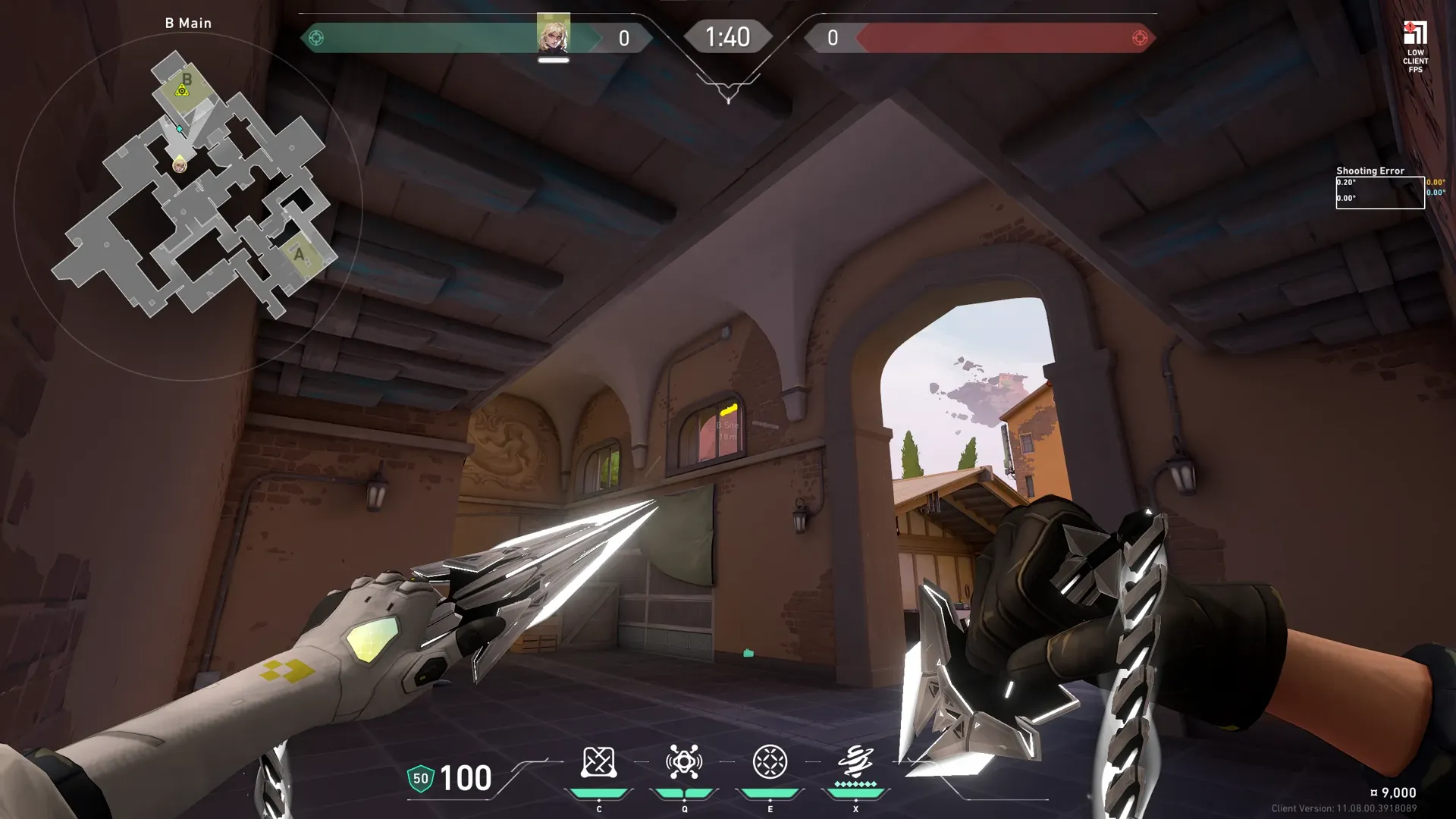 Deadlock Annihilation on Ascent Defense Site B — step 2 of 4: Aim — line up the shot