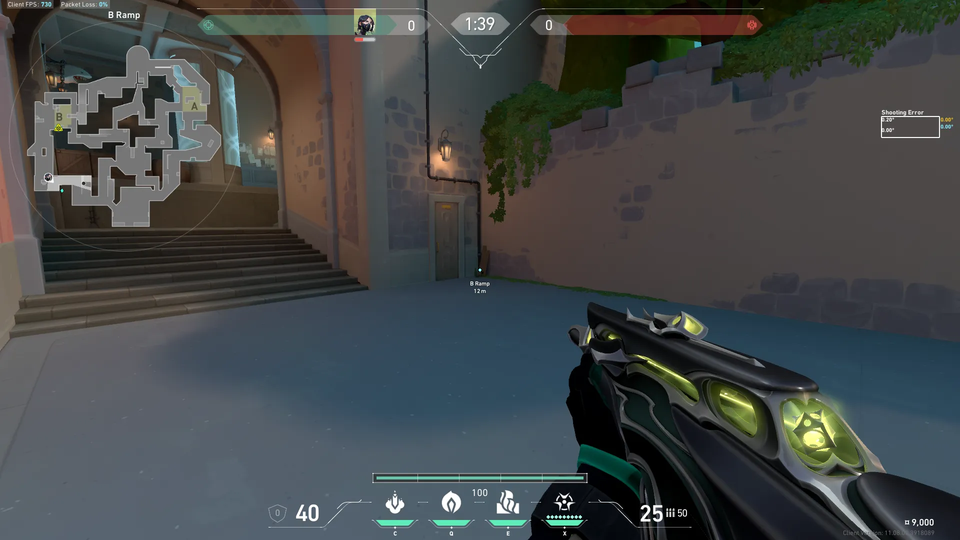 Viper Snake Bite on Pearl Attack Site B — step 2 of 3: Aim — line up the shot