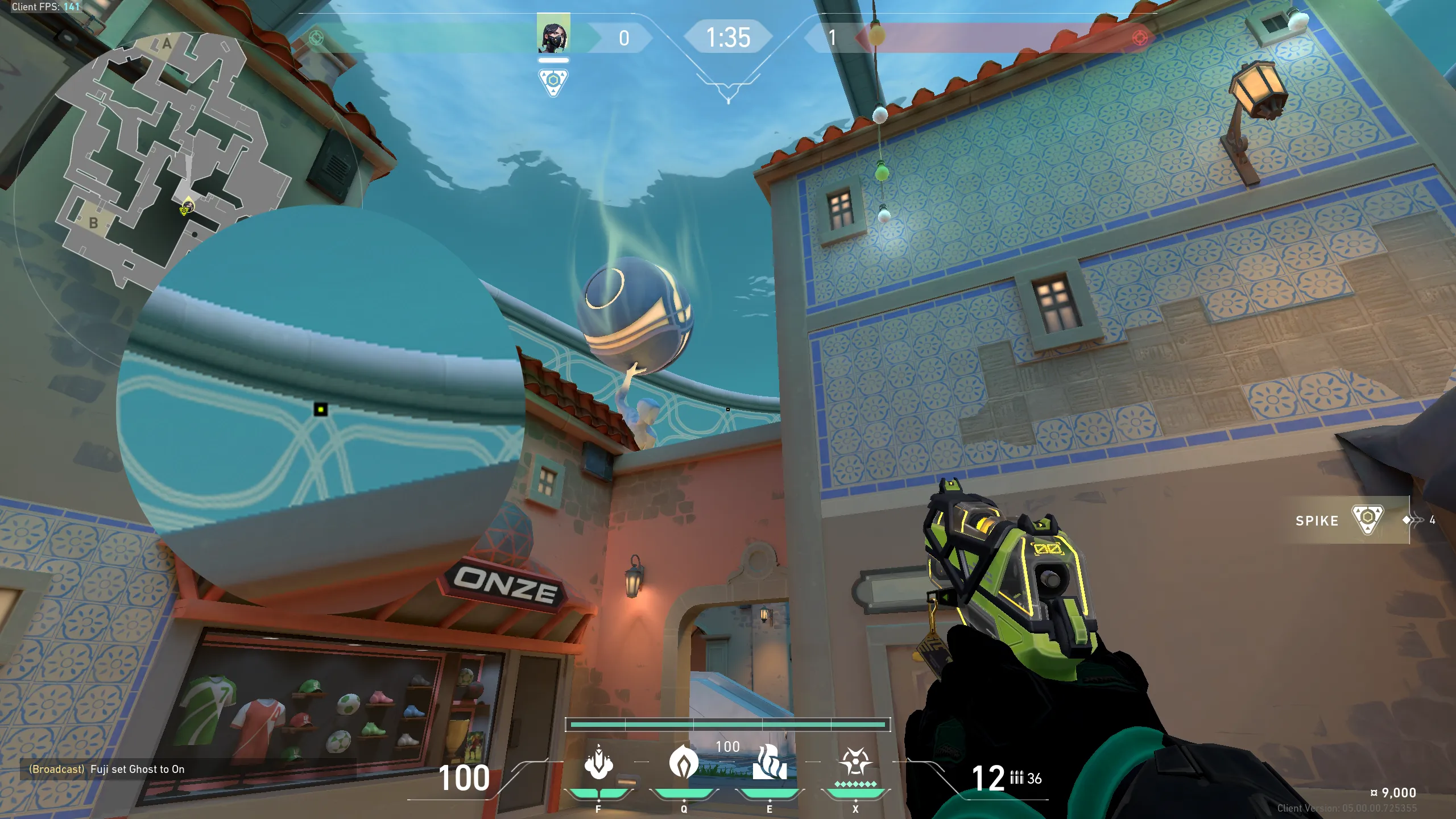 Viper Poison Cloud on Pearl Attack Mid — step 2 of 3: Aim — line up the shot