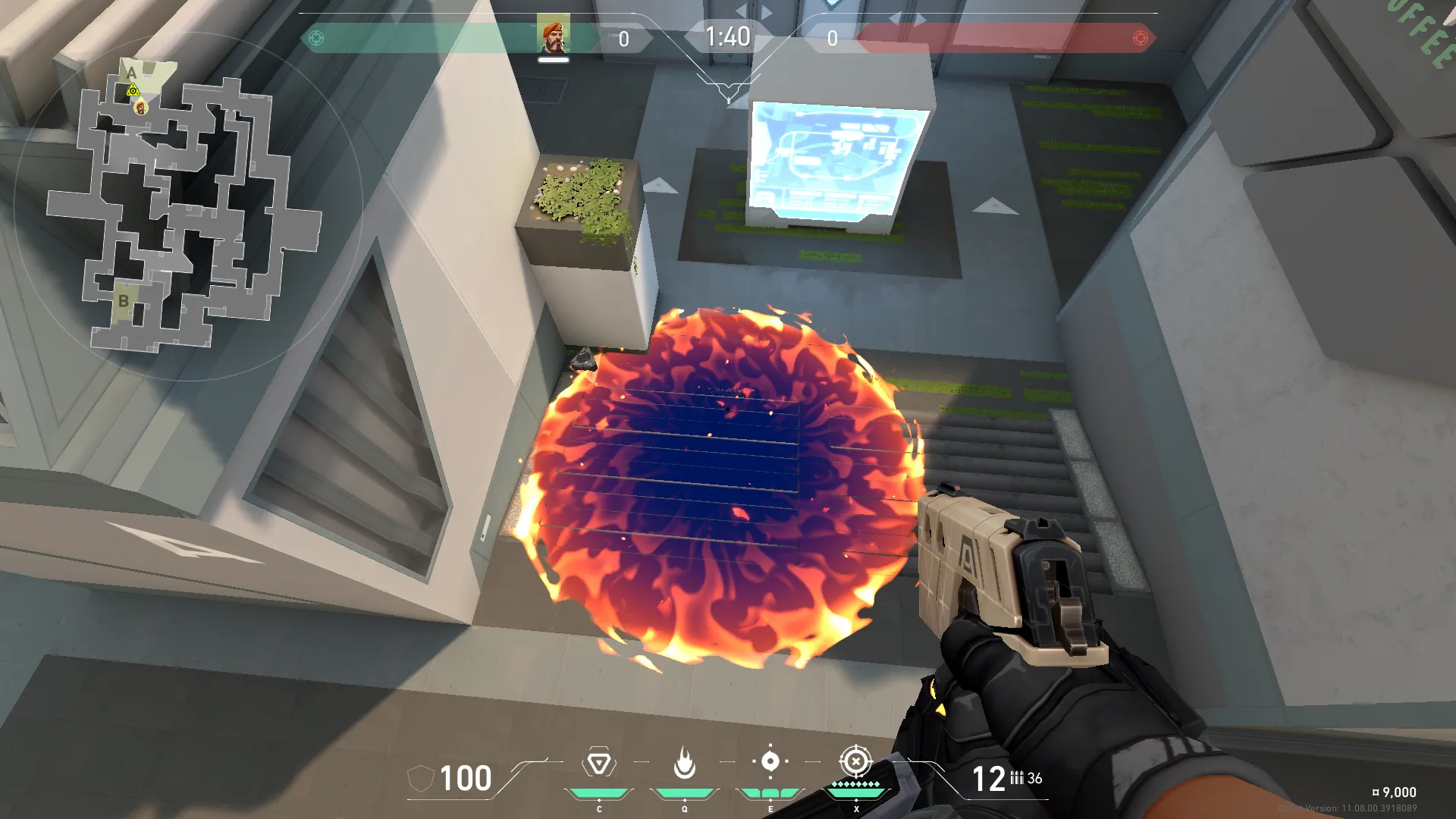 Brimstone Incendiary on Split Defense Site A — step 3 of 3: Result