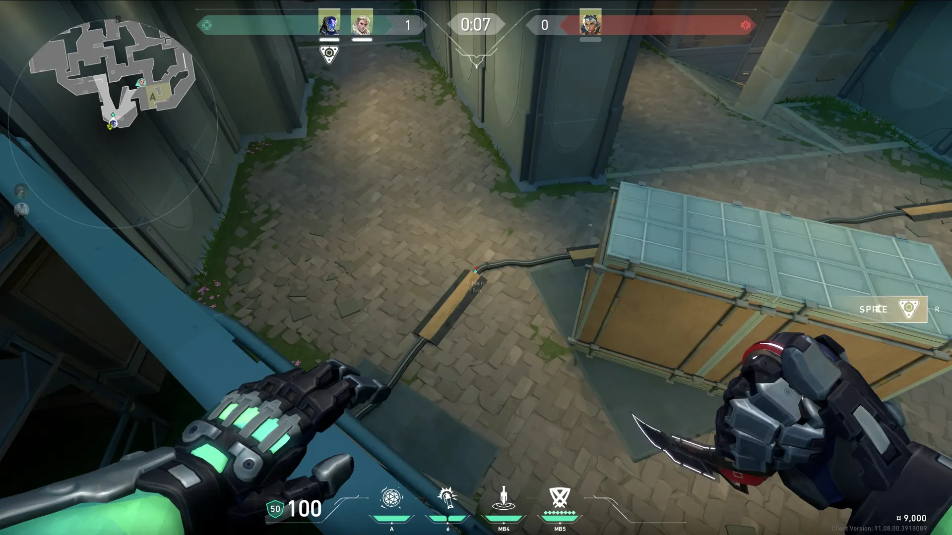 KAY/O Flash_Drive on Pearl Attack Site A — step 1 of 3: Position — where to stand