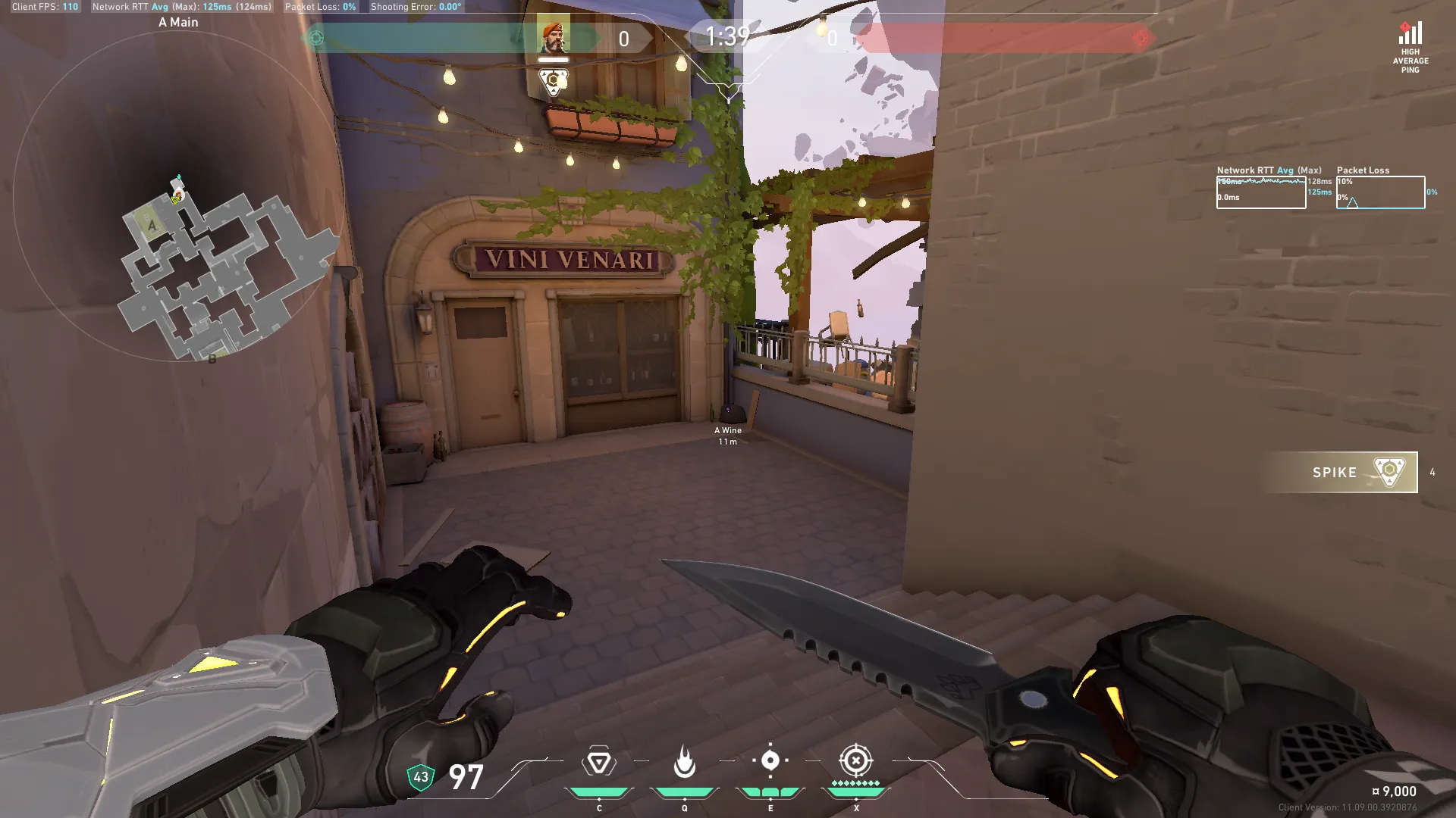 Brimstone Incendiary on Ascent Attack Site A — step 2 of 4: Aim — line up the shot