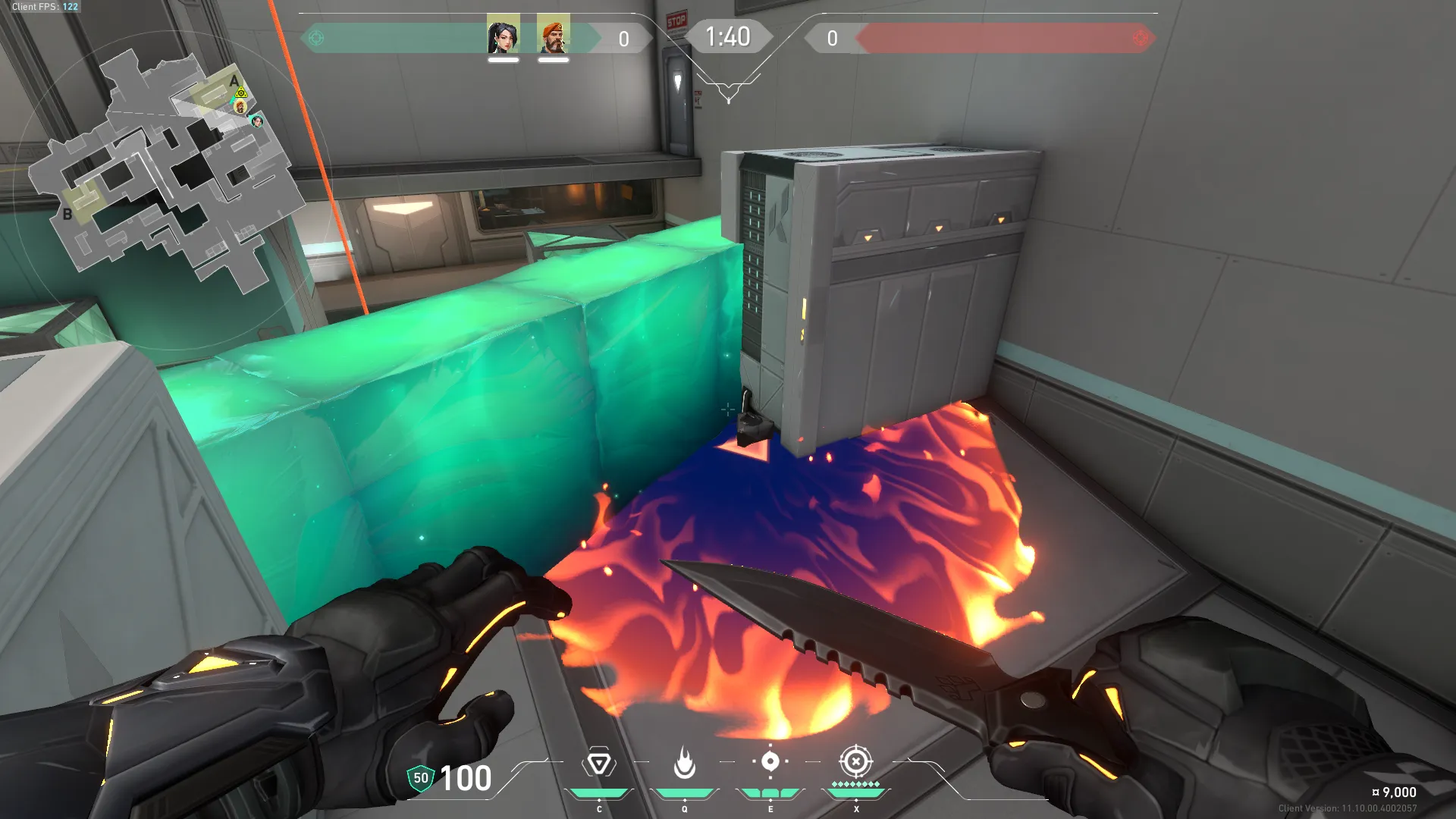 Brimstone Incendiary on Icebox Attack Site A — step 3 of 3: Result