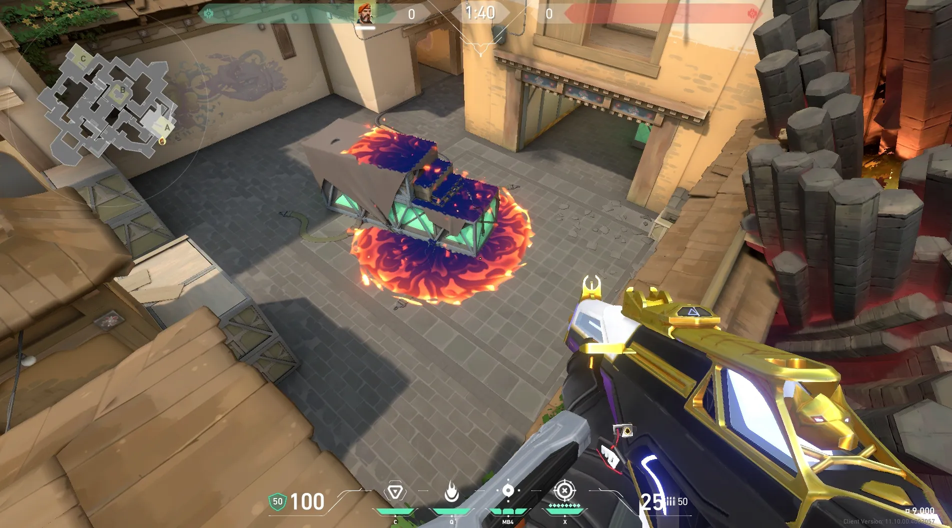 Brimstone Incendiary on Haven Attack Site A — step 6 of 6: Result