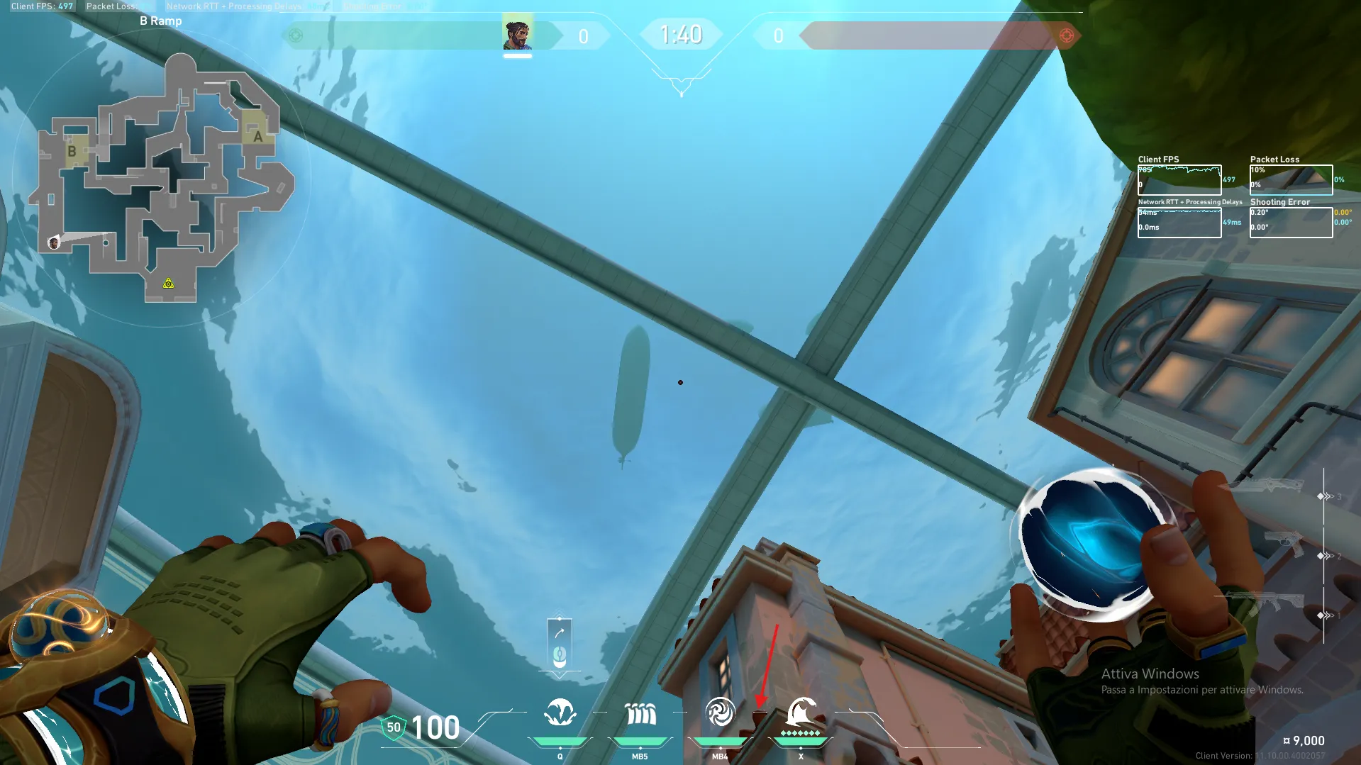 Harbor Storm Surge on Pearl Attack Site B — step 2 of 3: Aim — line up the shot