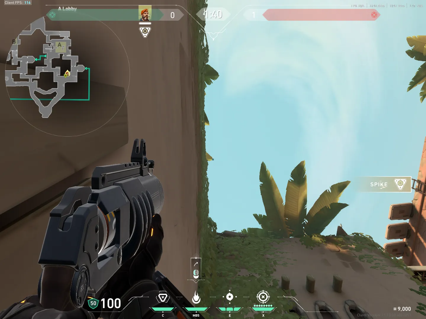 Brimstone Incendiary on Bind Attack Site A — step 2 of 3: Aim — line up the shot