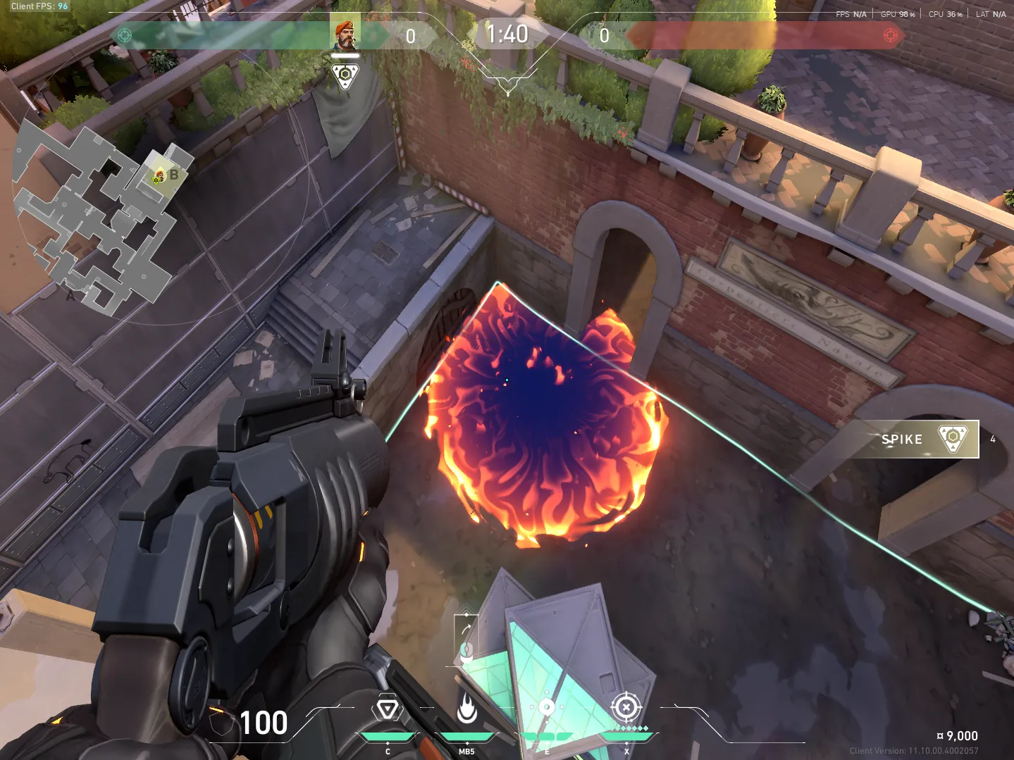 Brimstone Incendiary on Ascent Attack Site B — step 4 of 4: Result