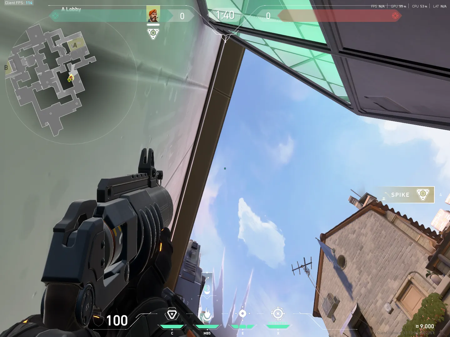 Brimstone Incendiary on Ascent Attack Site A — step 1 of 3: Position — where to stand