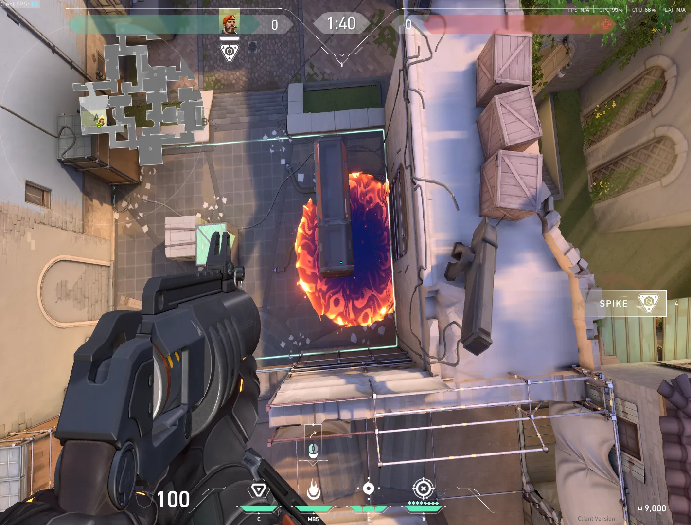 Brimstone Incendiary on Ascent Attack Site A — step 3 of 3: Result
