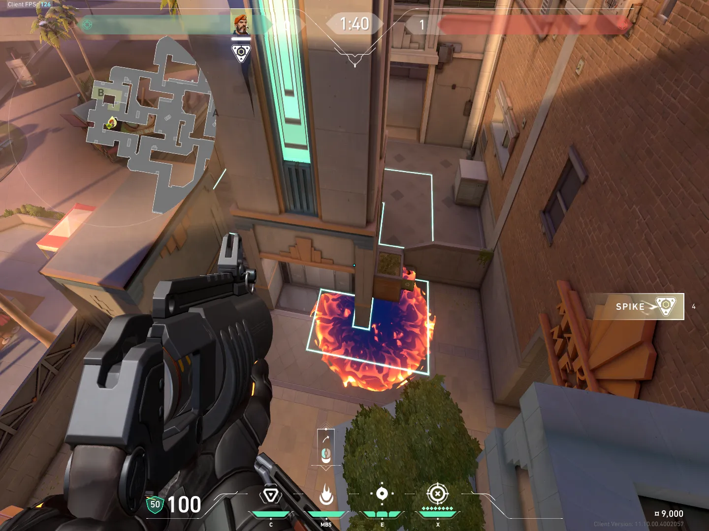 Brimstone Incendiary on Sunset Attack Site B — step 4 of 4: Result