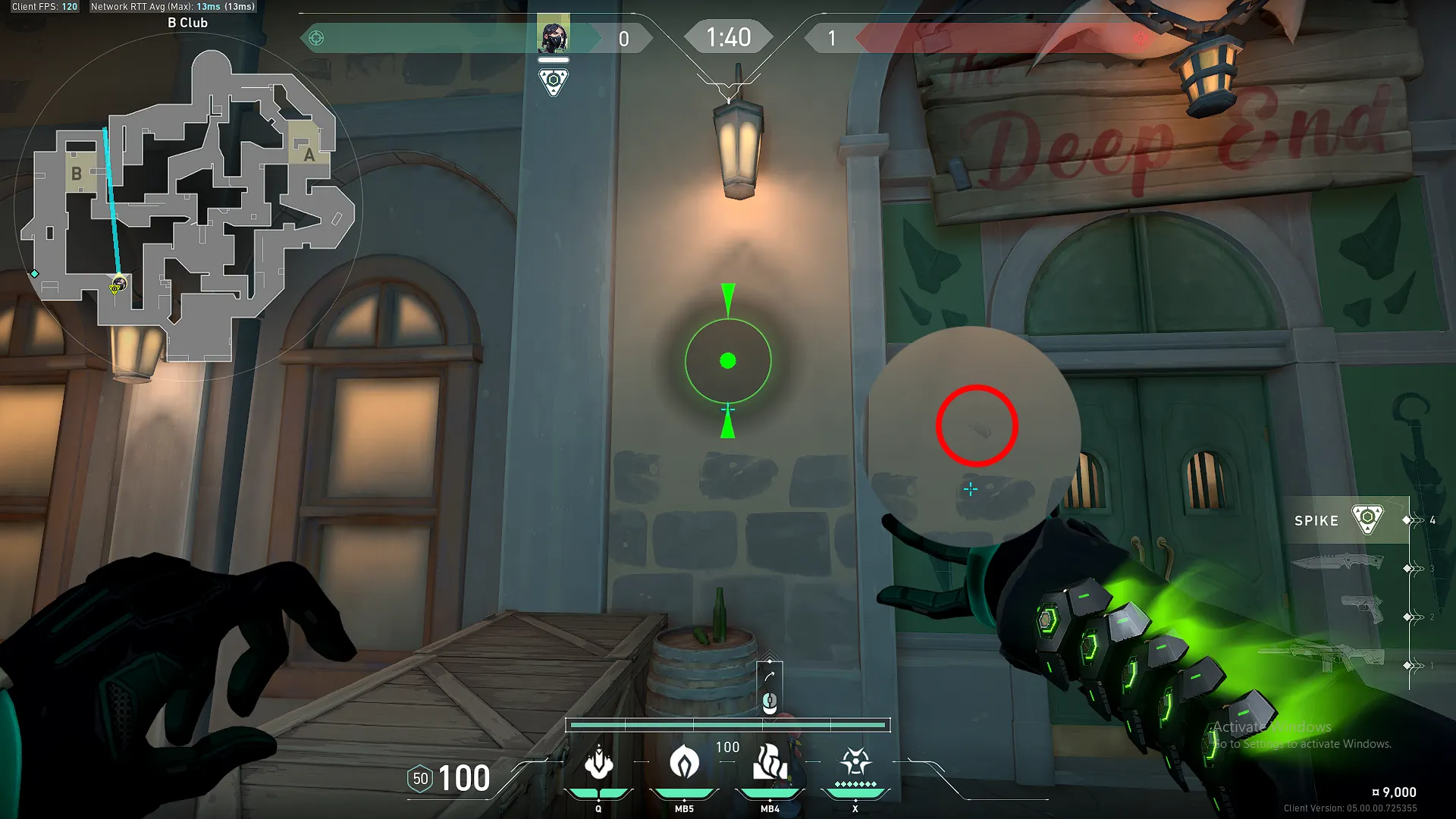 Viper Toxic Screen on Pearl Attack Site B — step 2 of 3: Aim — line up the shot