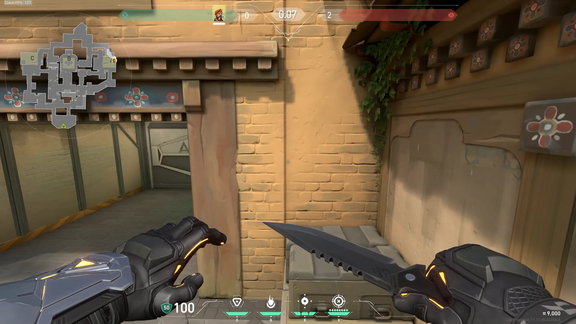 Brimstone Incendiary on Haven Attack Site B — step 1 of 3: Position — where to stand