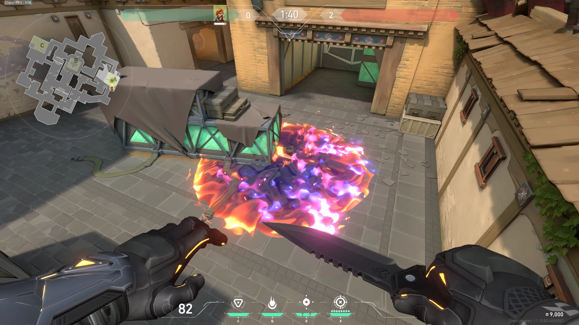 Brimstone Incendiary on Haven Attack Site A — step 3 of 3: Result