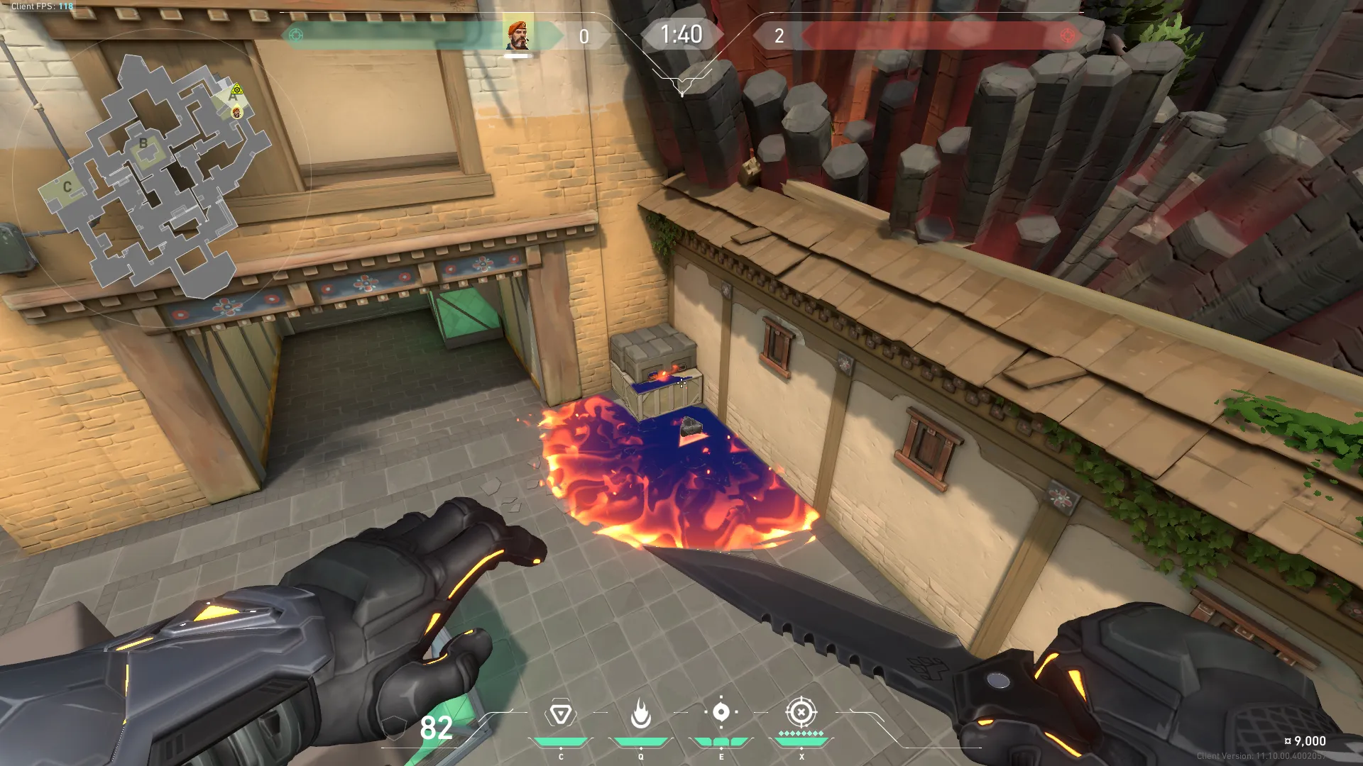 Brimstone Incendiary on Haven Attack Site A — step 3 of 3: Result