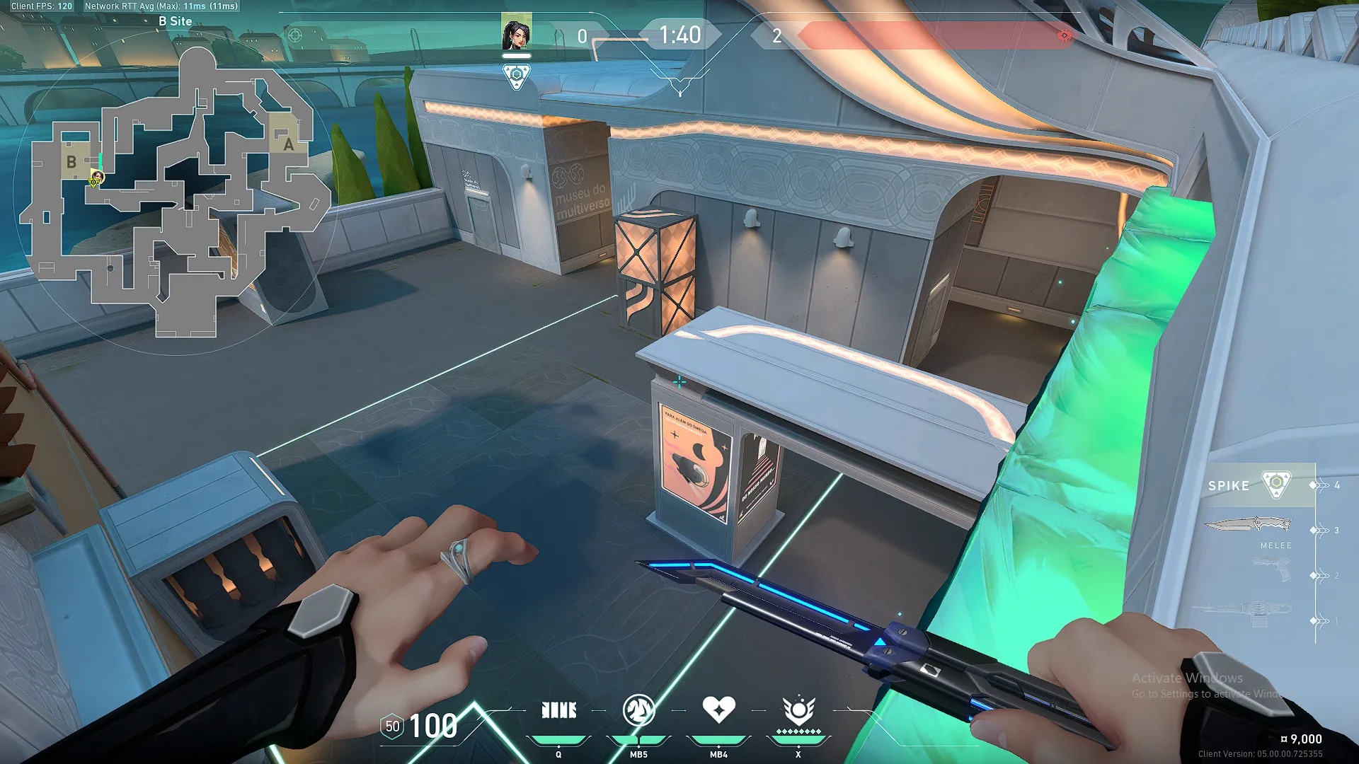 Sage Barrier Orb on Pearl Defense Site B — step 3 of 4: Aim — line up the shot