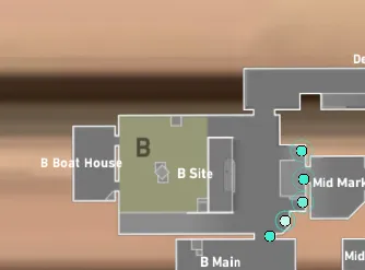 Killjoy Nanoswarm on Ascent Defense Site B — step 1 of 7: Position — where to stand
