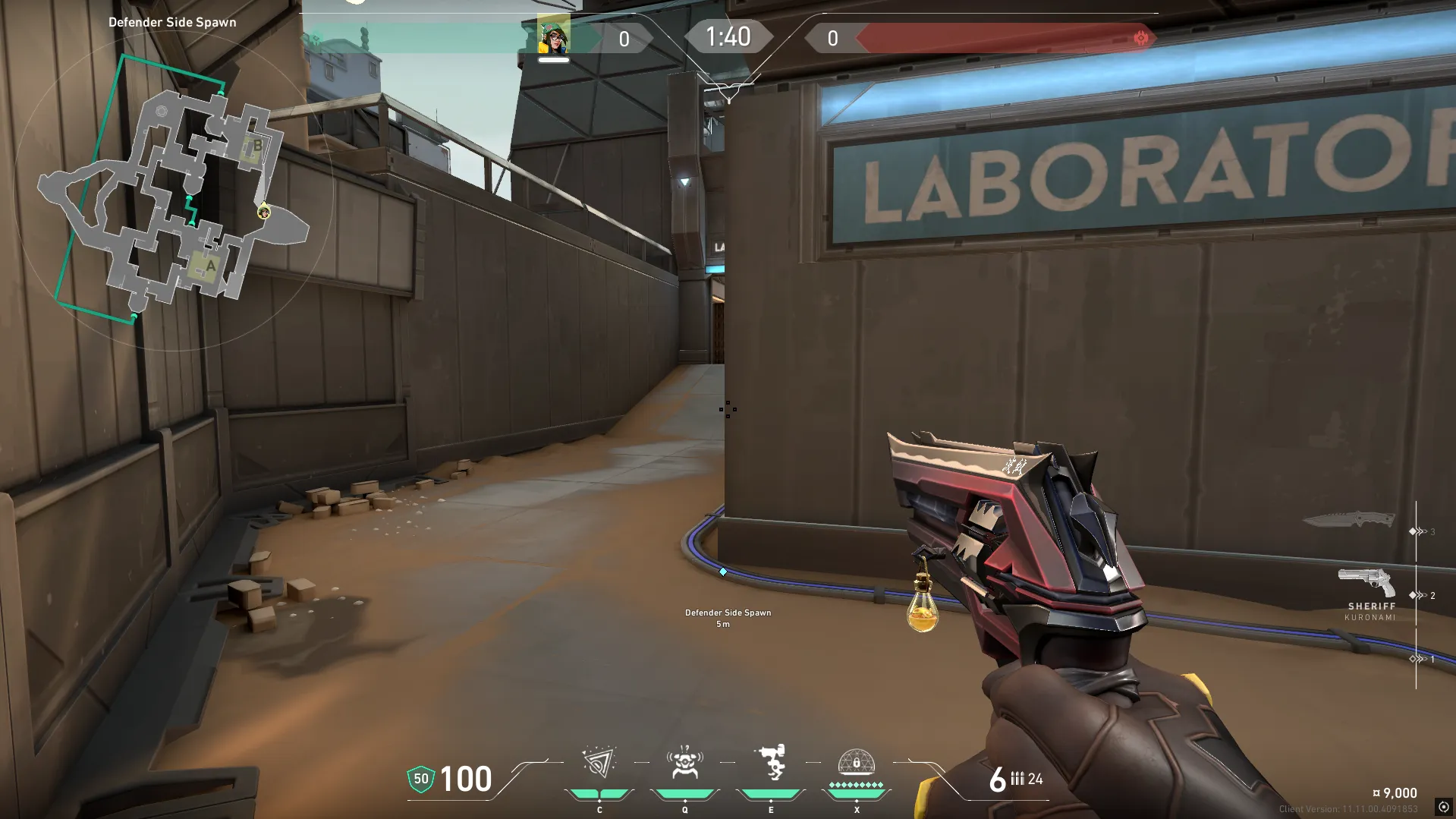 Delay Plant B Default — Killjoy lineup on Bind
