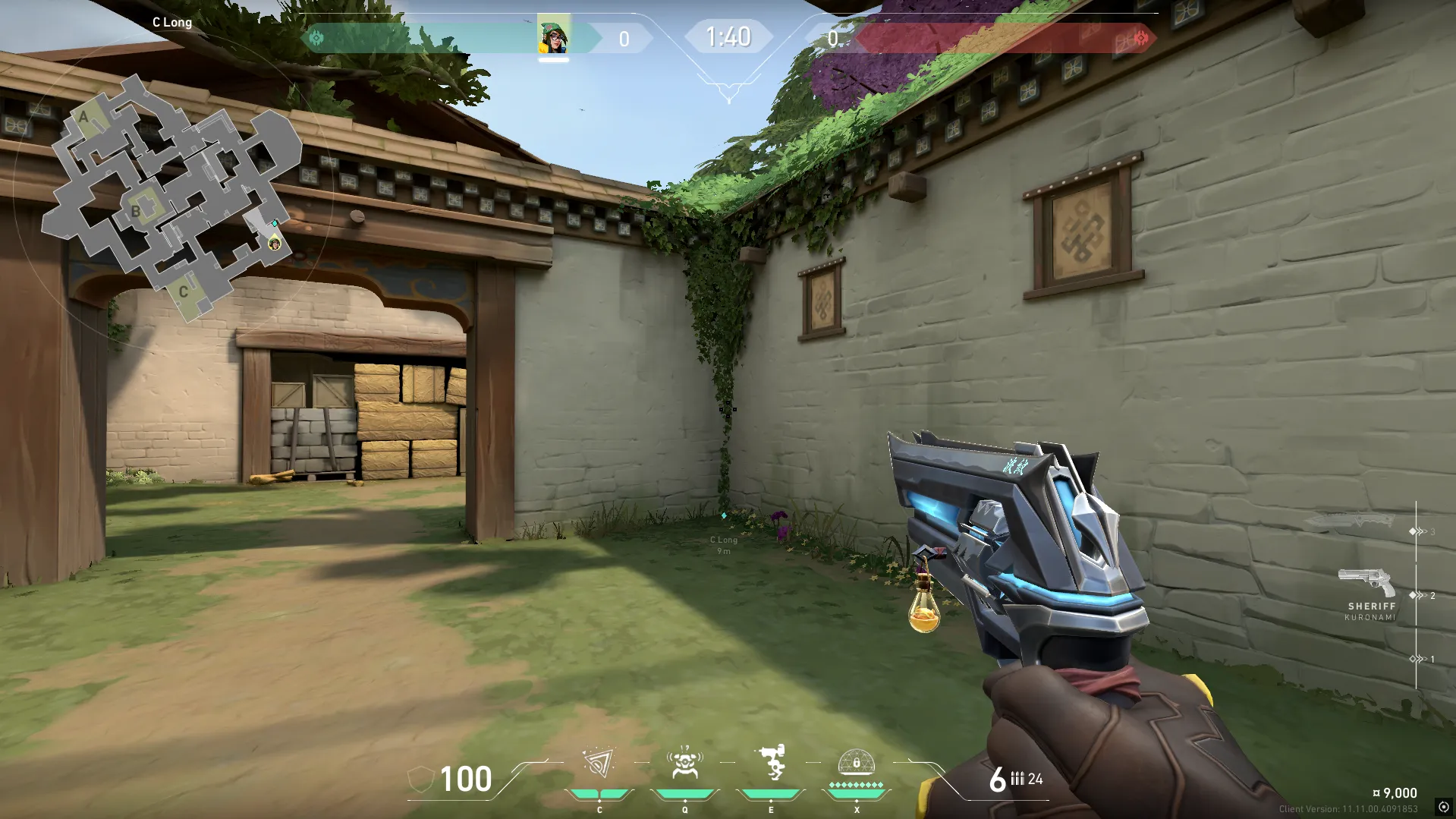 Killjoy Nanoswarm on Haven Attack Site C — step 1 of 6: Position — where to stand