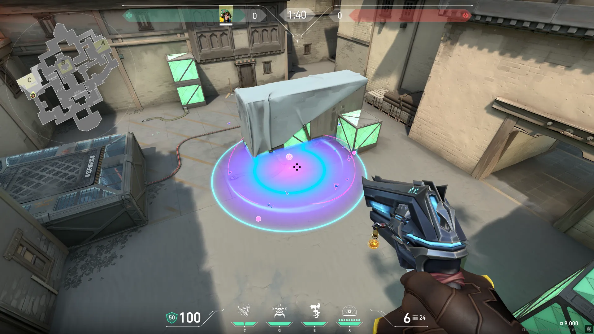 Killjoy Nanoswarm on Haven Defense Site C — step 4 of 4: Result