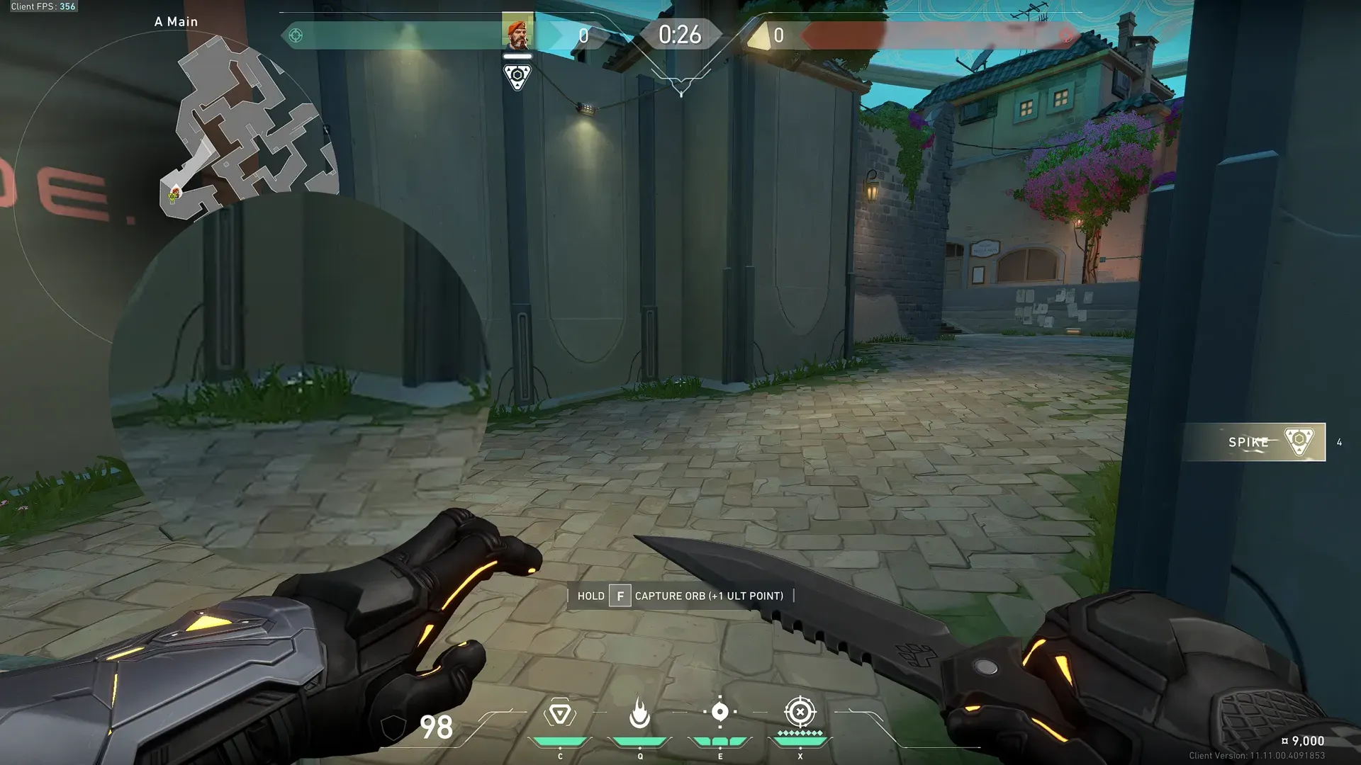 Brimstone Incendiary on Pearl Attack Site A — step 1 of 3: Position — where to stand