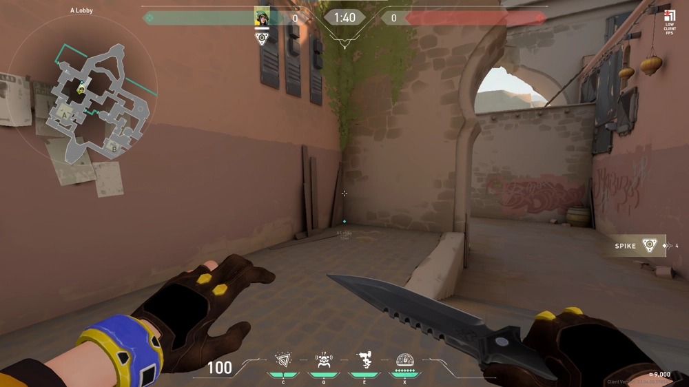 Killjoy Nanoswarm on Bind Attack Site A — step 1 of 3: Position — where to stand