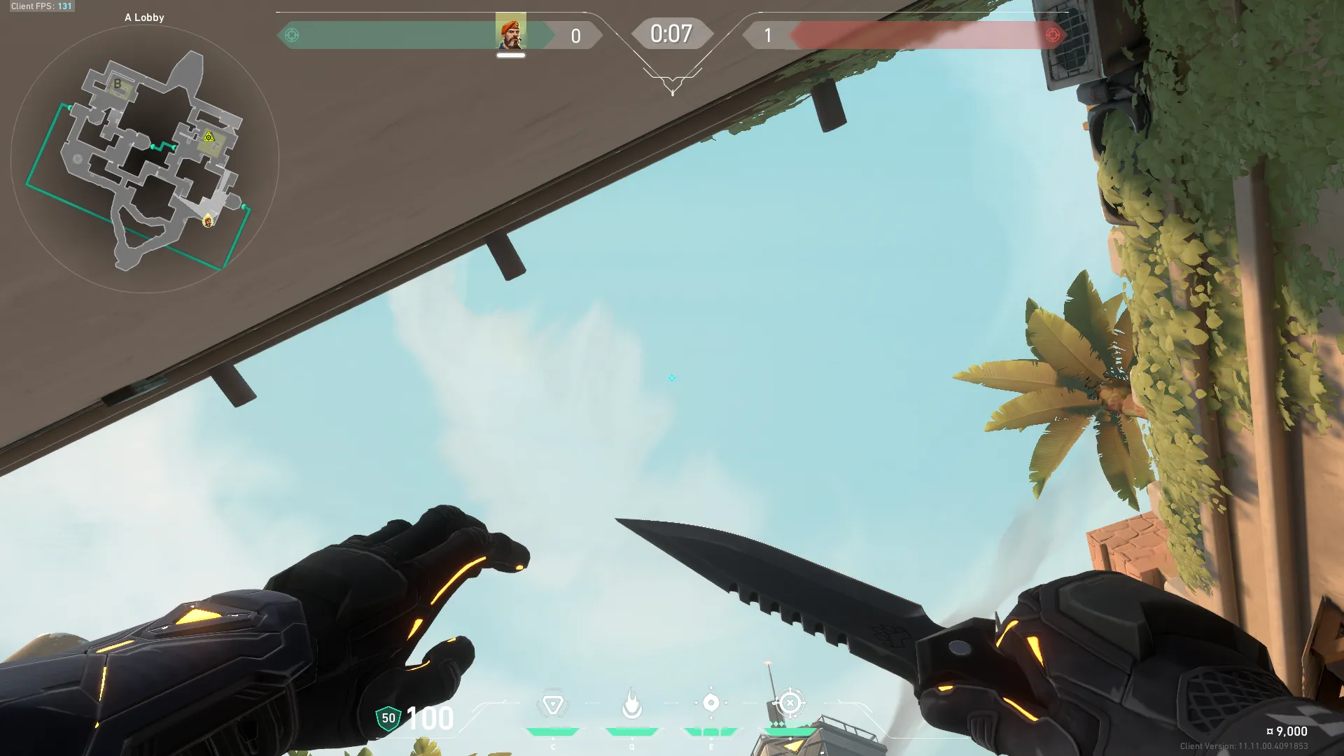 Brimstone Incendiary on Bind Attack Site A — step 2 of 3: Aim — line up the shot