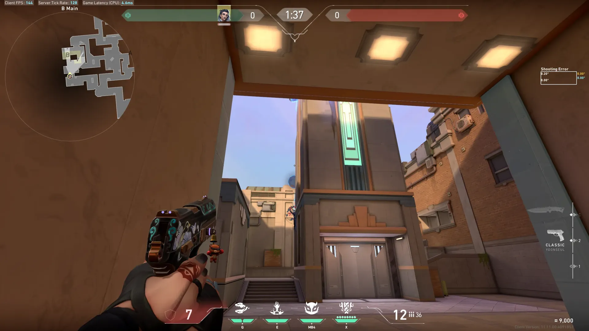 Fade Haunt on Sunset Attack Site B — step 4 of 5: Aim — line up the shot