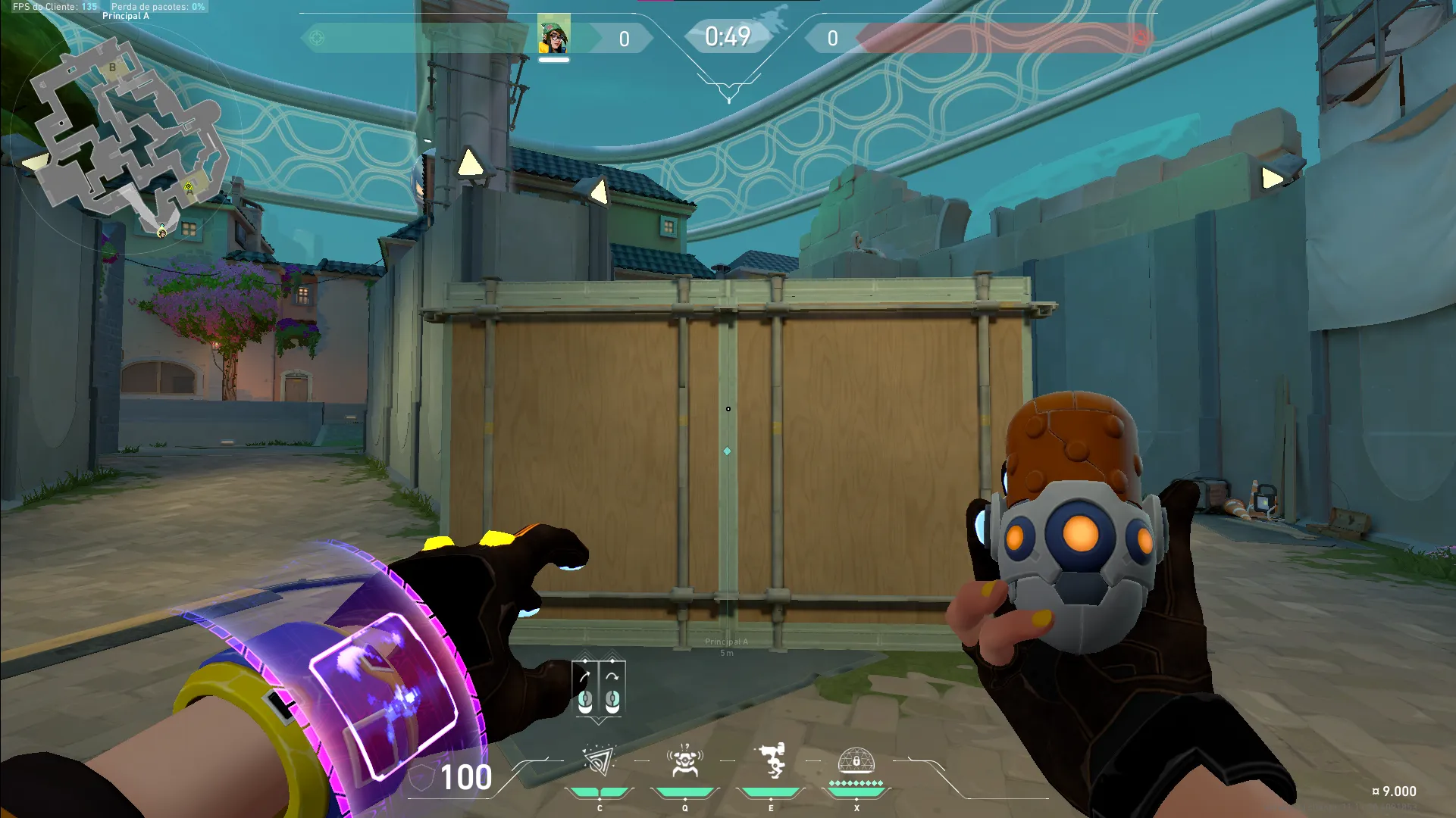 Killjoy Nanoswarm on Pearl Attack Site A — step 1 of 3: Position — where to stand