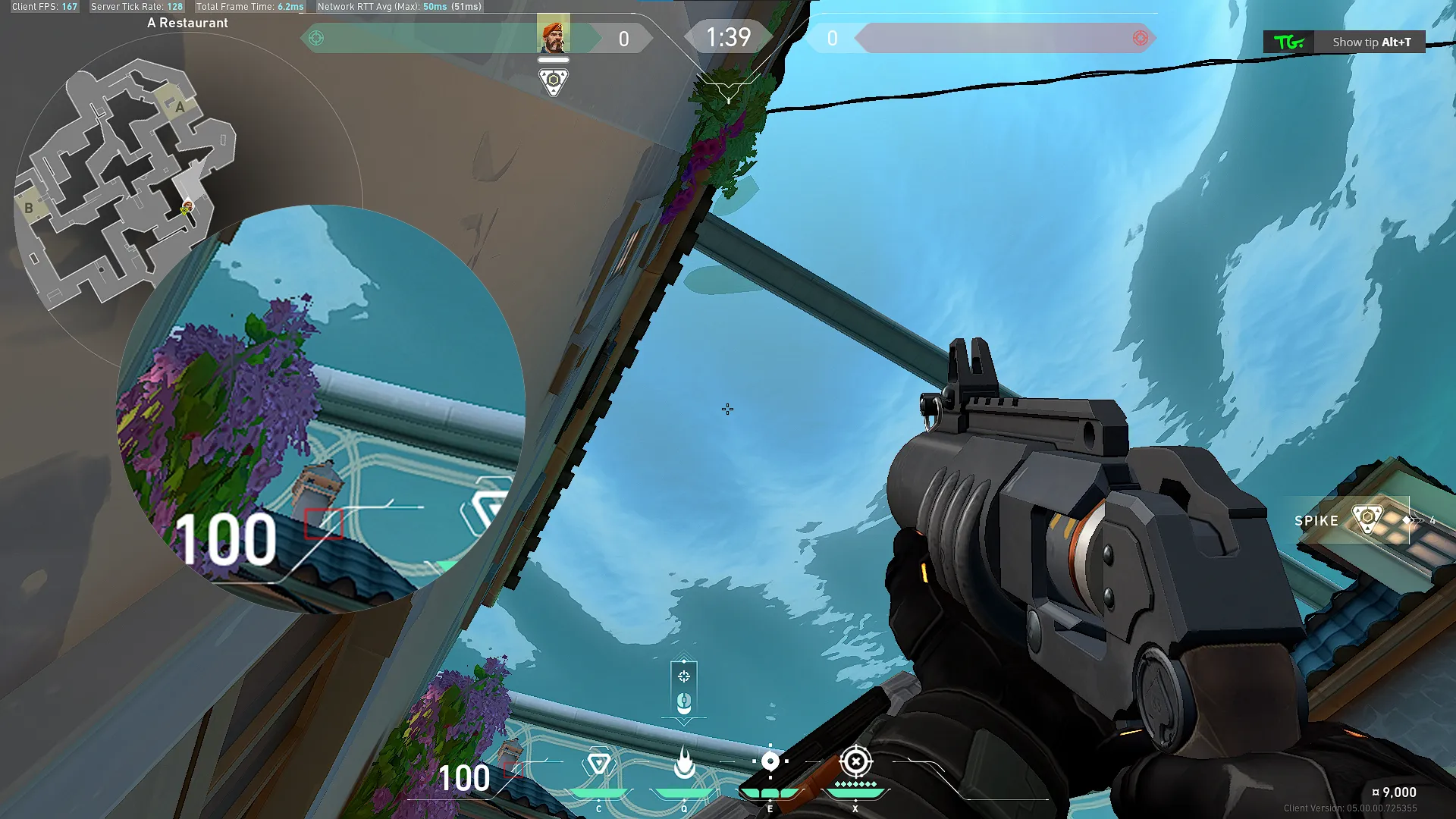 Brimstone Incendiary on Pearl Attack Site A — step 2 of 3: Aim — line up the shot
