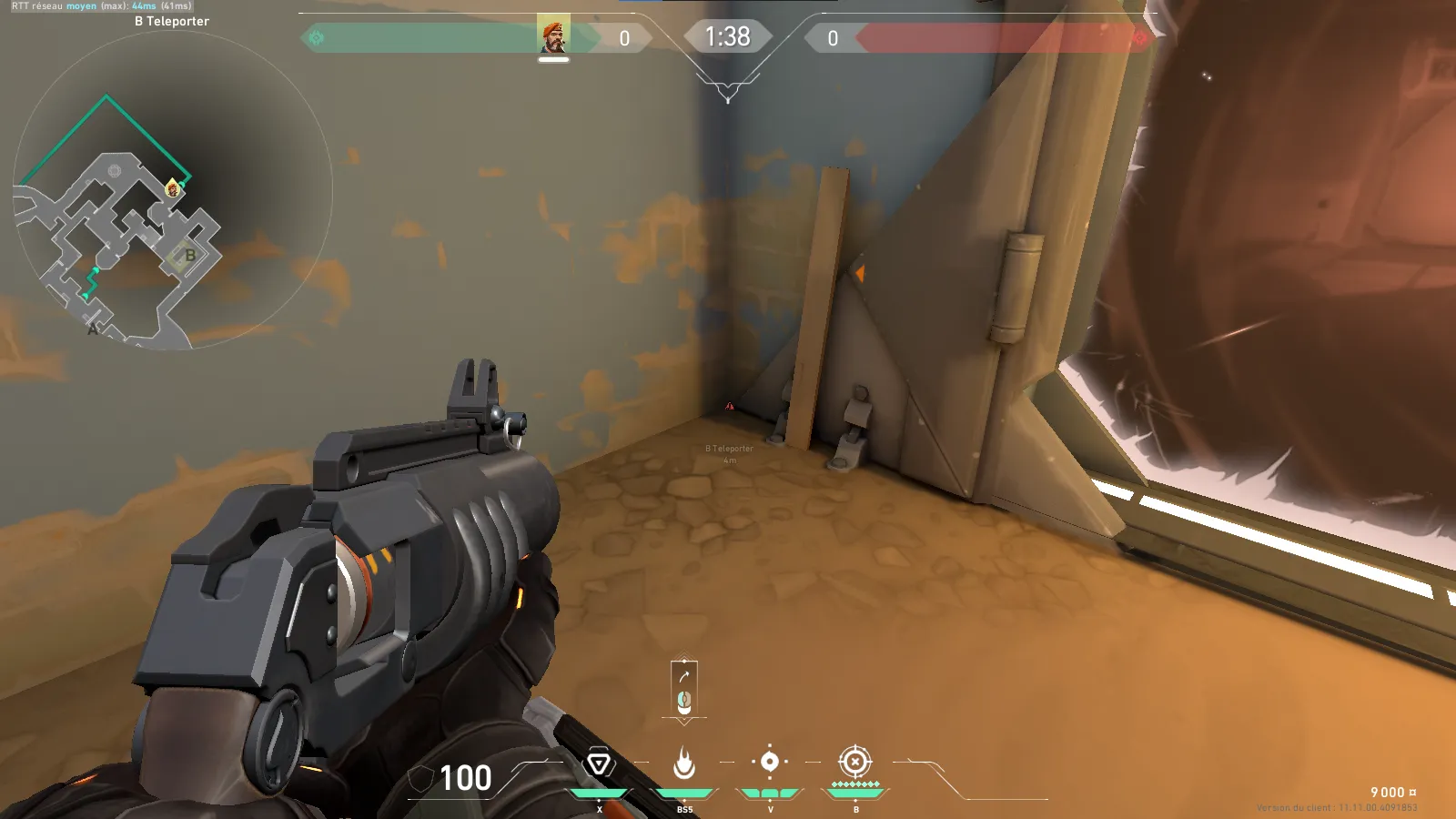 Brimstone Incendiary on Bind Attack Site B — step 2 of 5: Aim — line up the shot