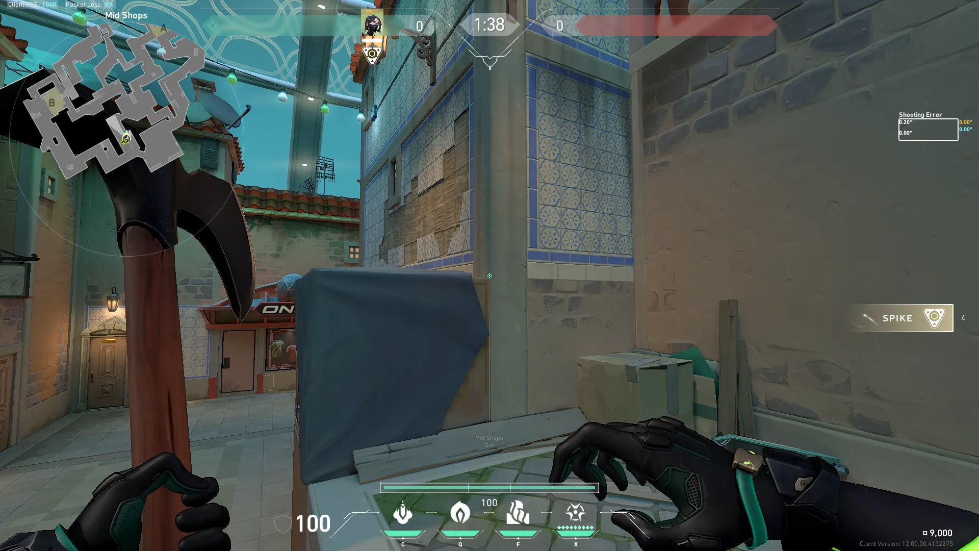 Viper Poison Cloud on Pearl Attack Site B — step 1 of 2: Position — where to stand