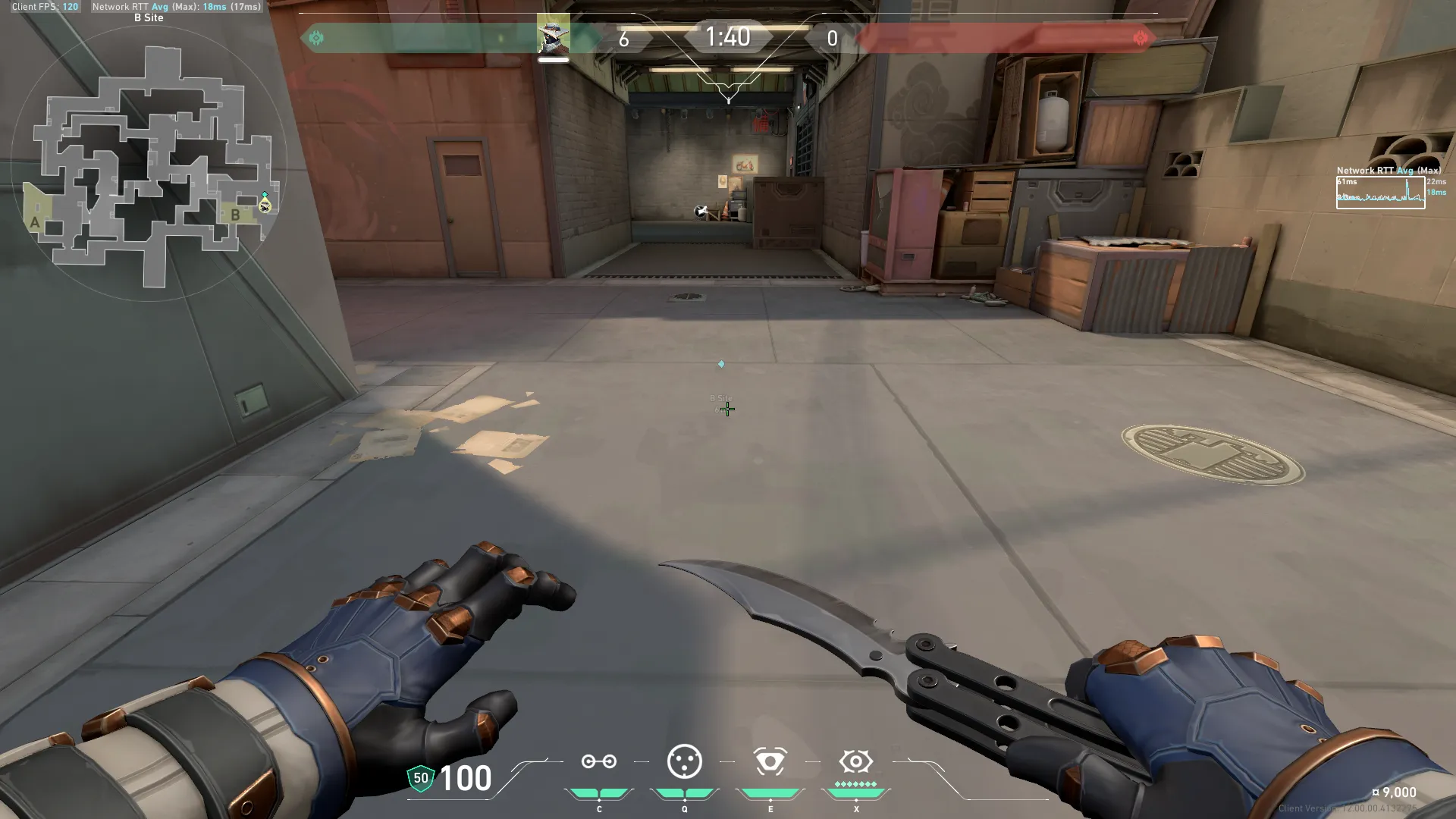 Cypher Cyber Cage on Split Defense Site B — step 2 of 5: Aim — line up the shot