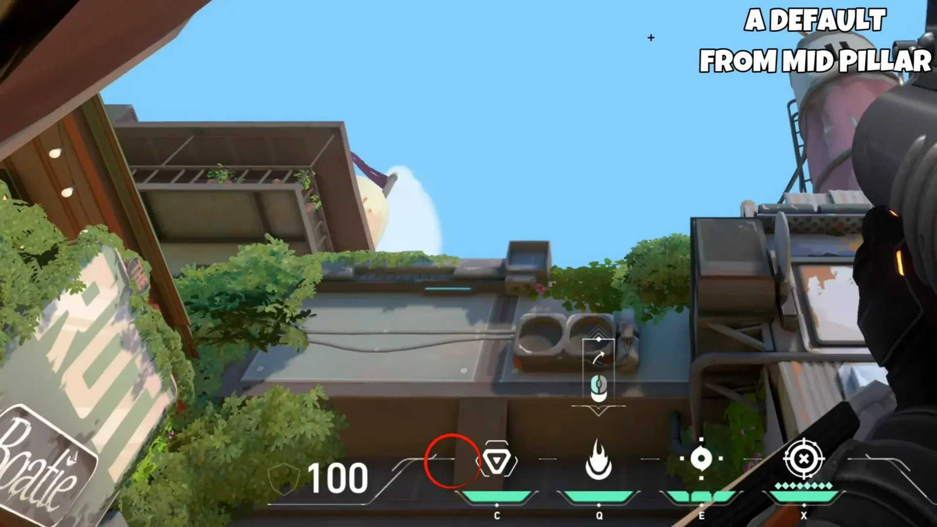 Brimstone Incendiary on Breeze Attack Site A — step 2 of 3: Aim — line up the shot