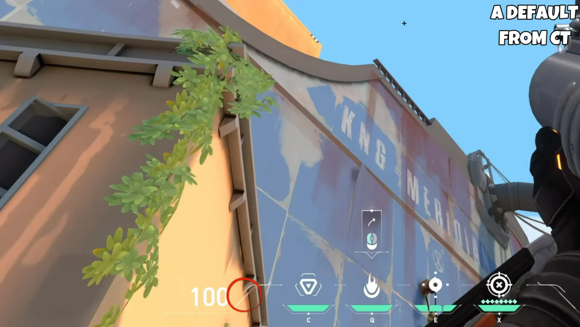 Brimstone Incendiary on Breeze Defense Site A — step 2 of 3: Aim — line up the shot